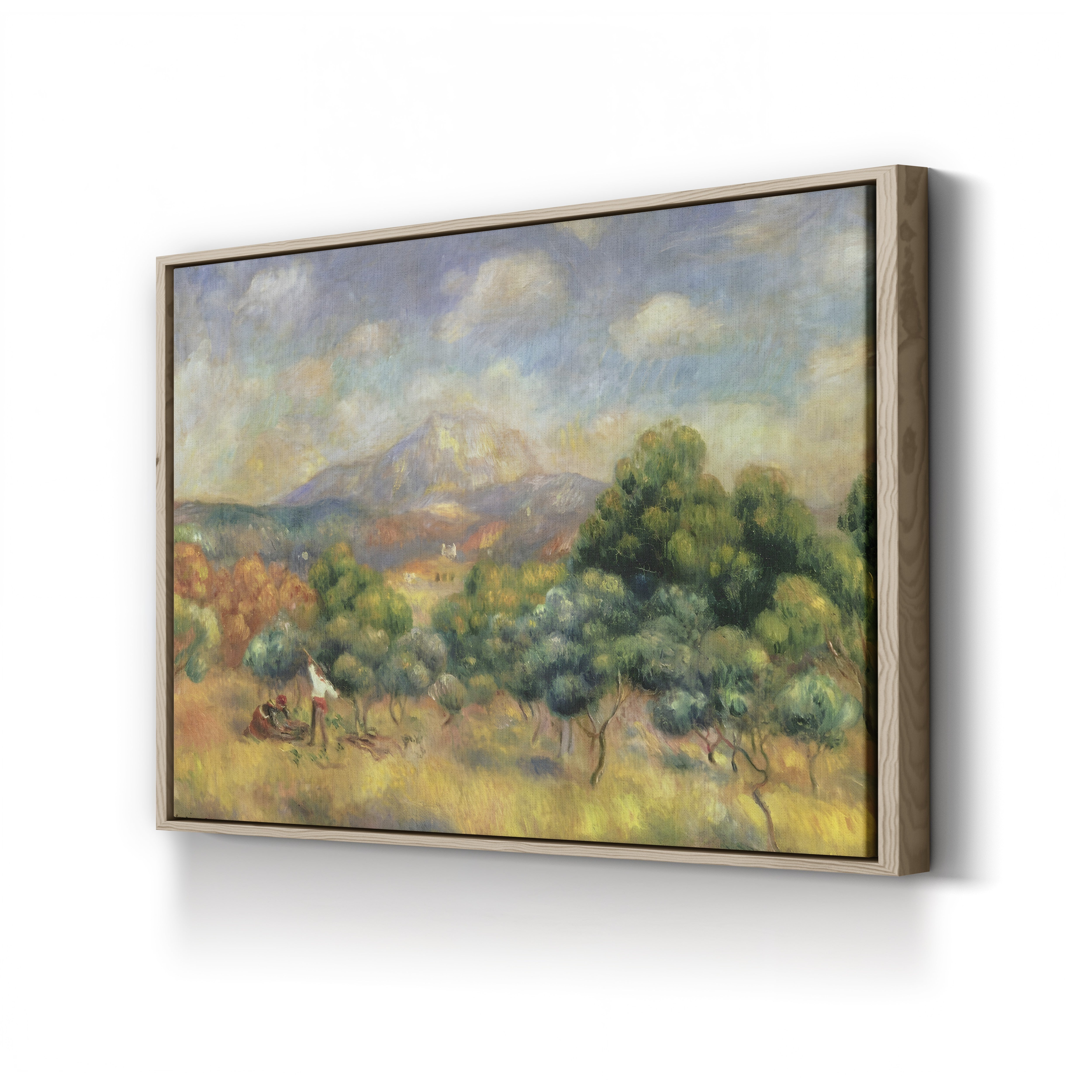 Mont Sainte-Victoire, 1889 – Renoir Wall Art | Provence Canvas