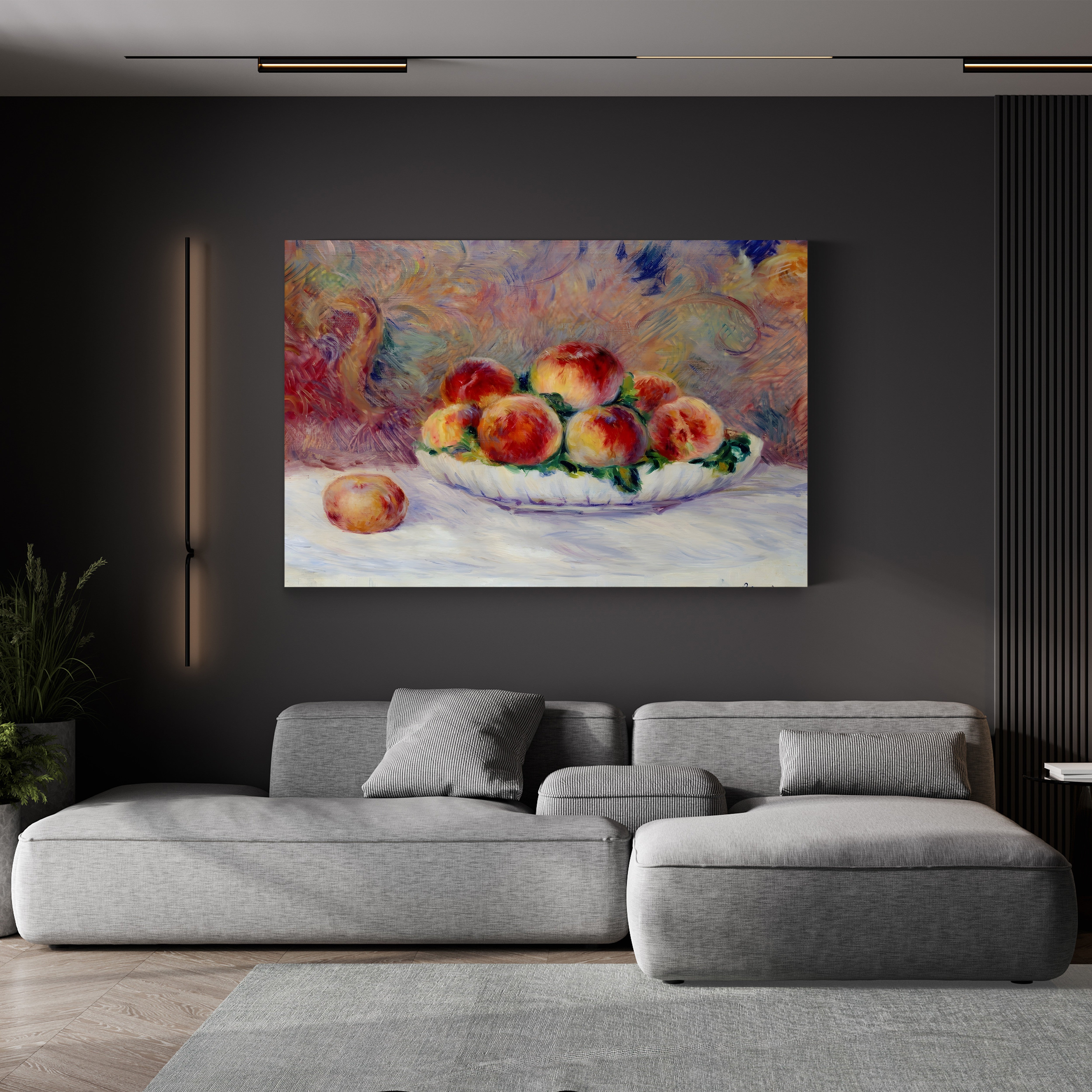 Peaches – Renoir Wall Art | Impressionist Still Life Canvas