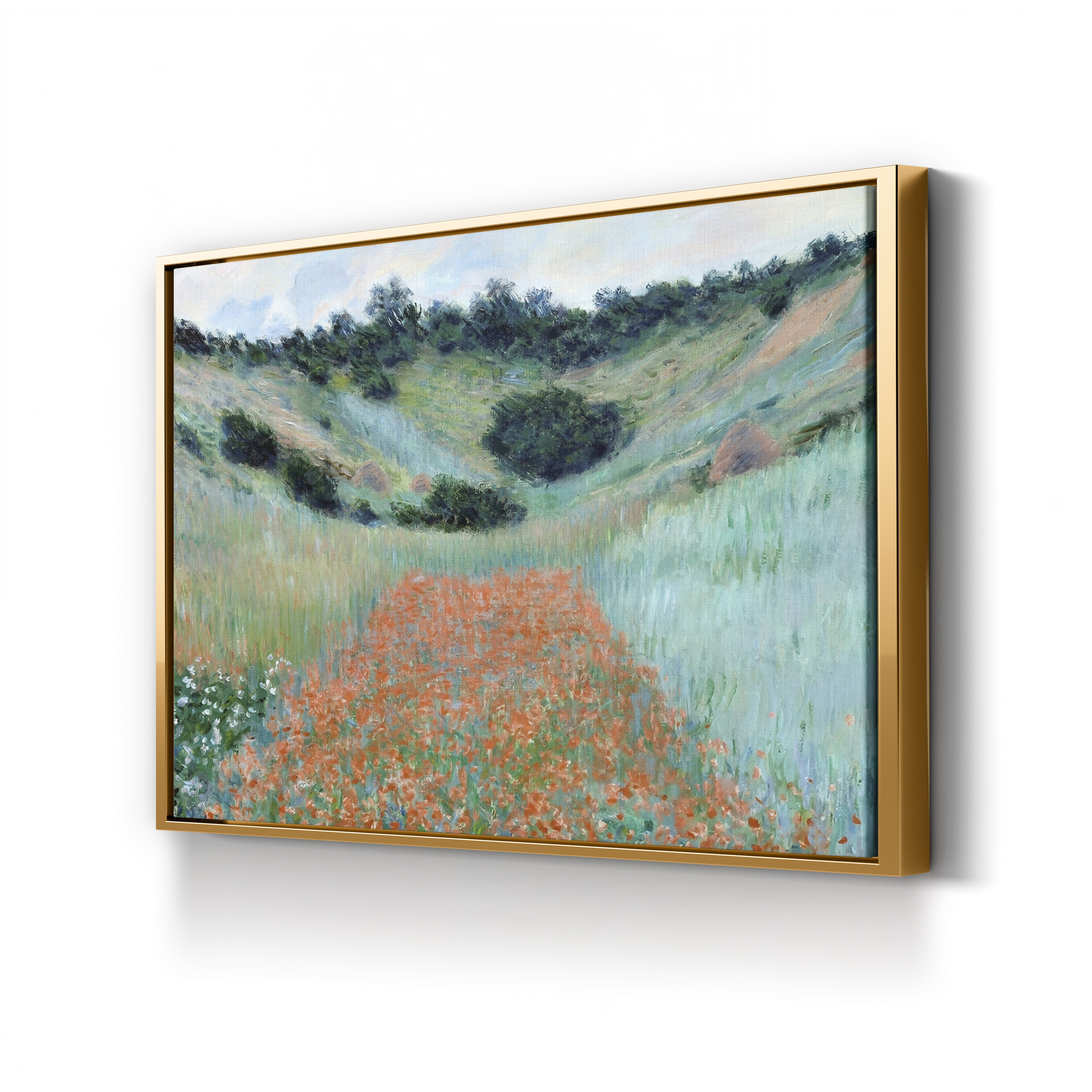 Poppy Field in a Hollow near Giverny, 1885 by Claude Monet