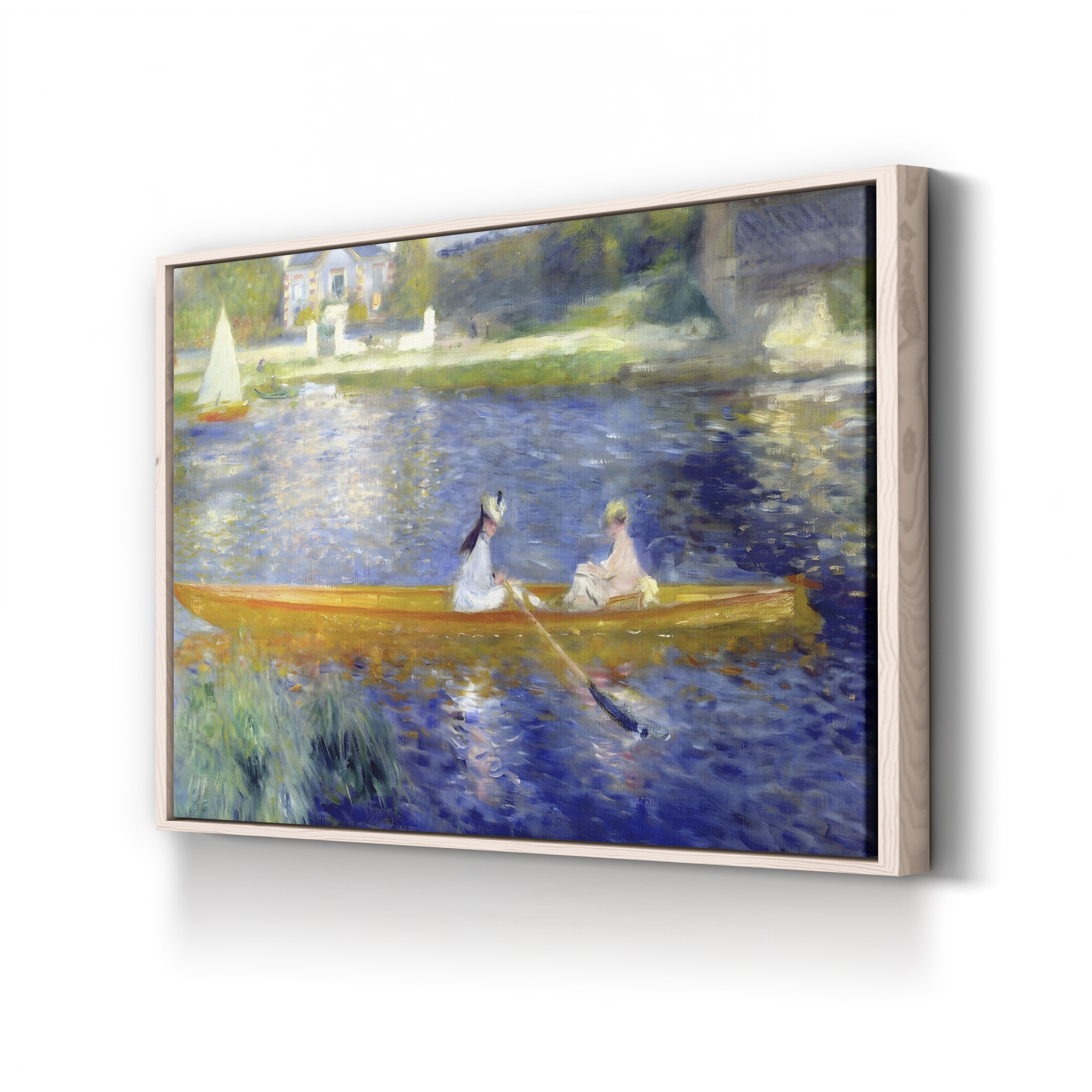 The Skiff (La Yole) – Pierre-Auguste Renoir Wall Art | Impressionist Boating Canvas Print