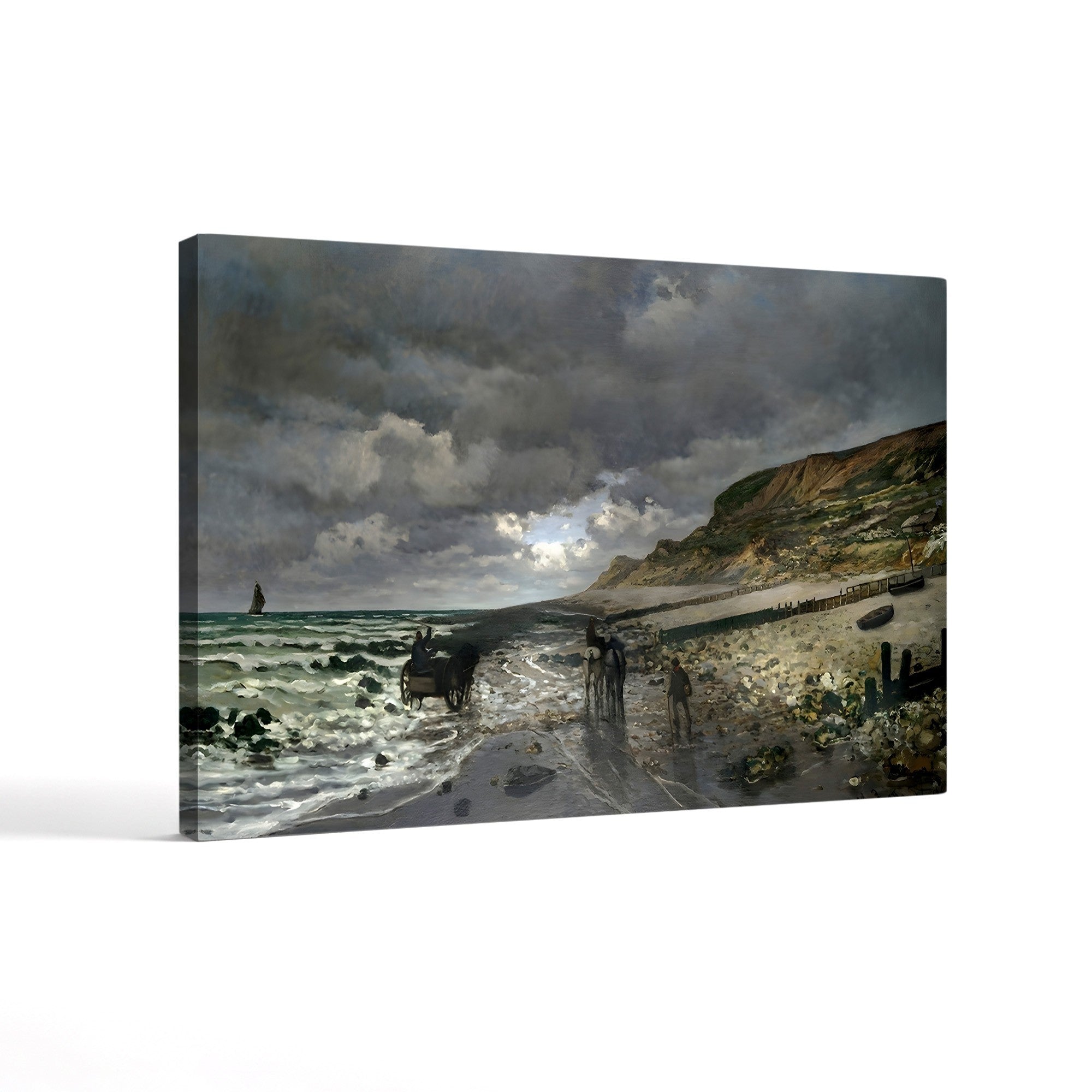 La Pointe de la Hève at Low Tide (La Pointe de la Hève à Marée Basse), 1865 by Claude Monet