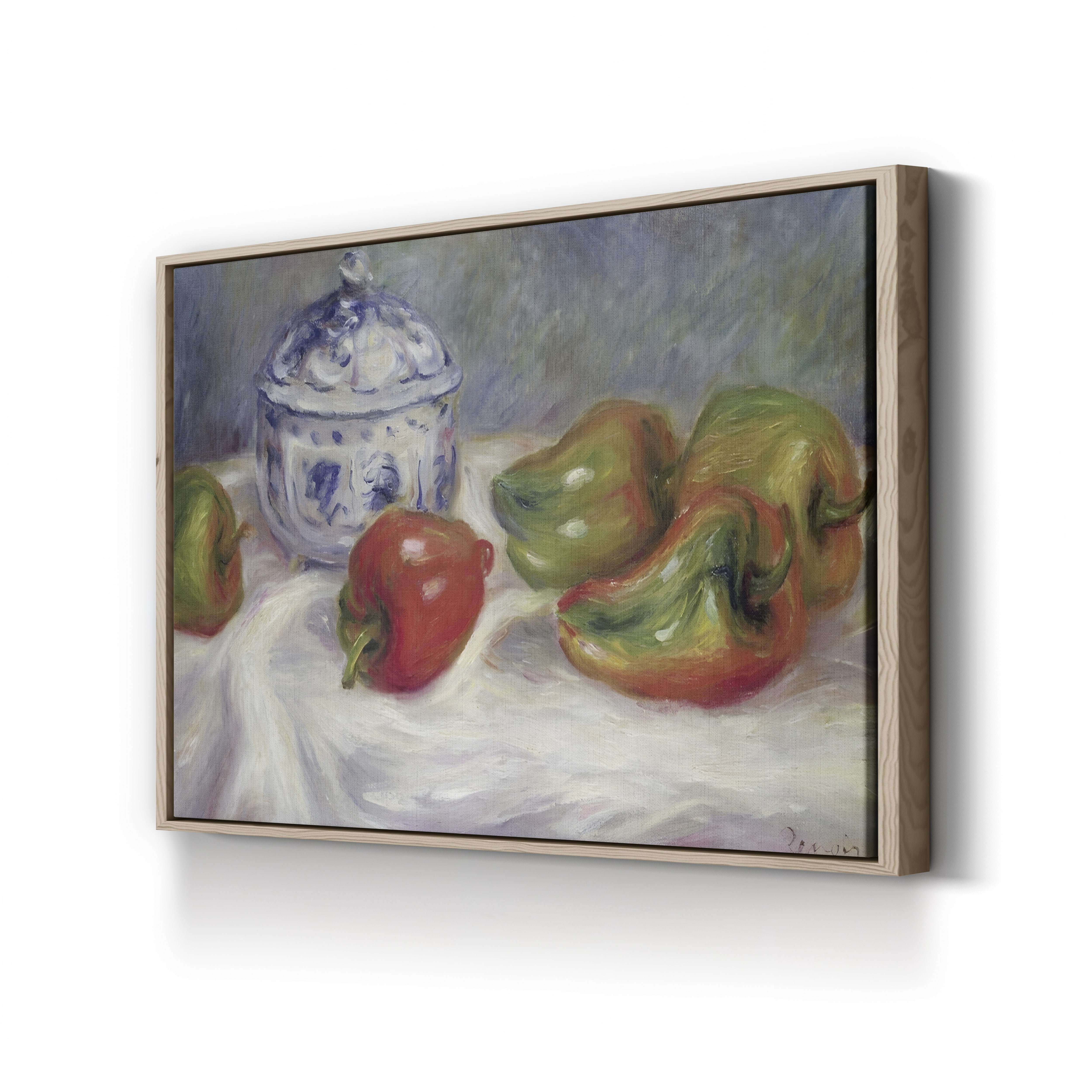 Sugar Bowl and Red Peppers, 1905 – Renoir Wall Art | Impressionist Canvas