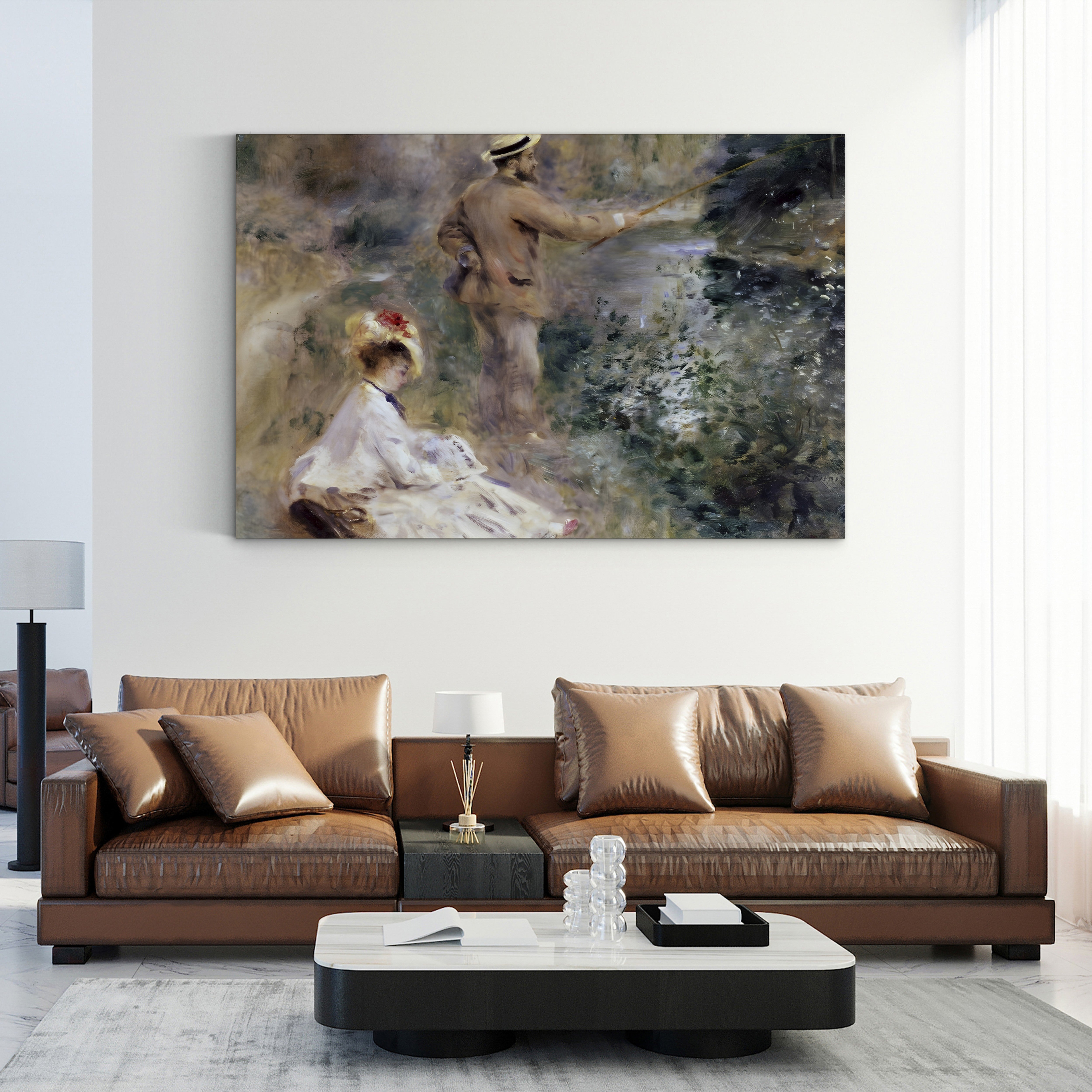 The Fisherman – Pierre-Auguste Renoir Wall Art | Impressionist Figural Canvas Print