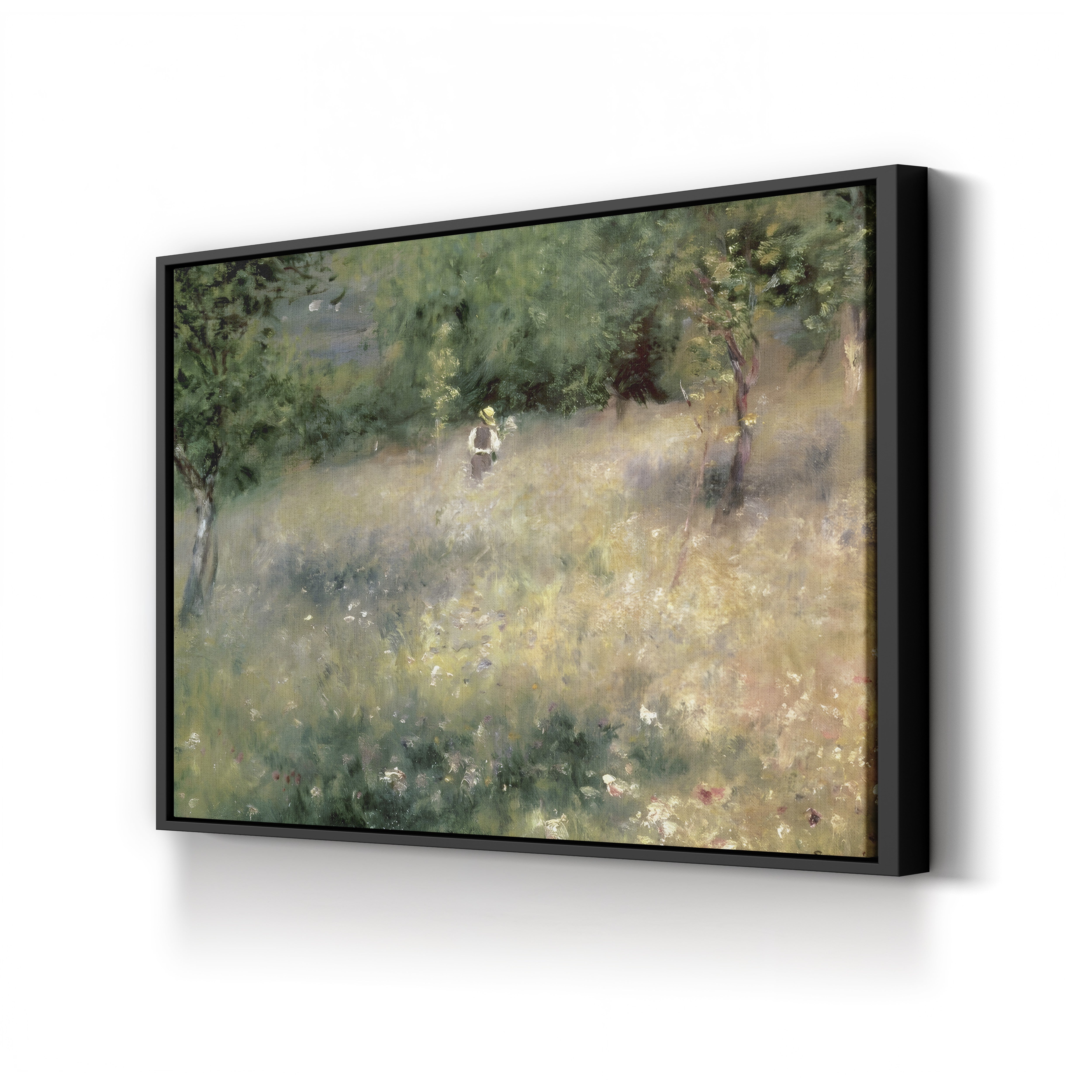 Spring at Chatou, c.1872 – Renoir Wall Art | Impressionist Landscape Canvas