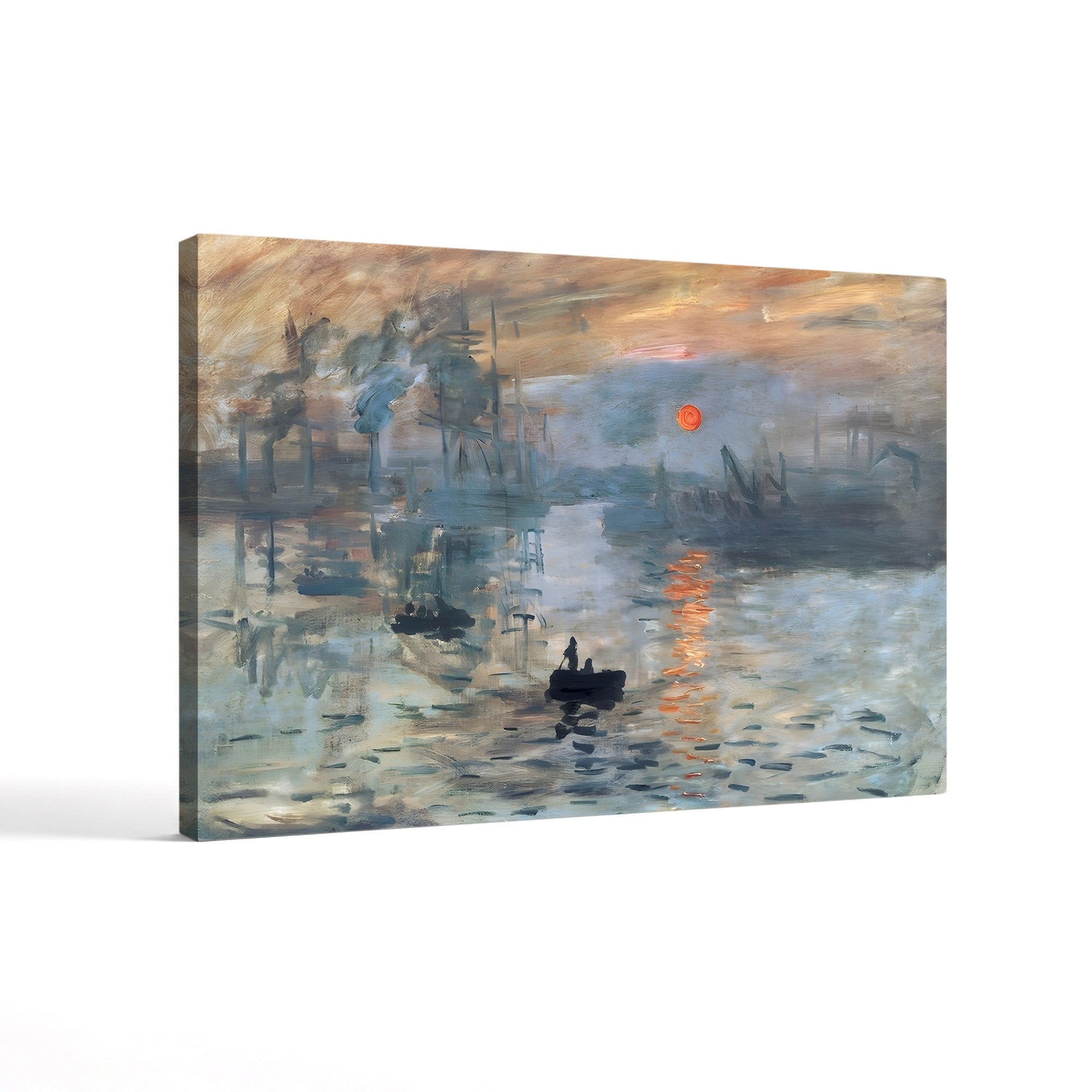 Impression, Sunrise, 1872 – Claude Monet Wall Art | Iconic Impressionist Harbour Canvas Print