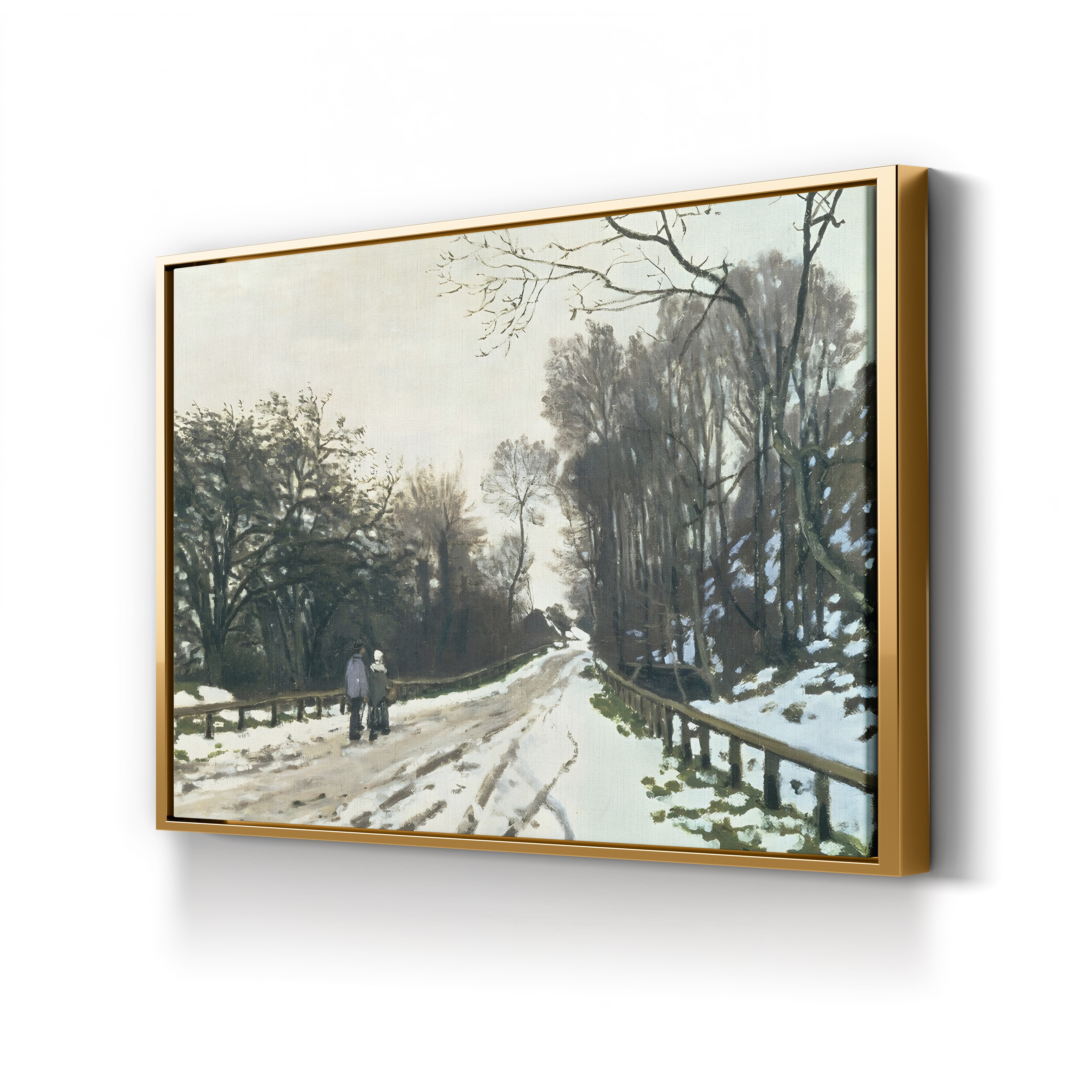 Road toward the Farm Saint-Siméon, Honfleur (Route de la Ferme Saint-Siméon), 1867 by Claude Monet