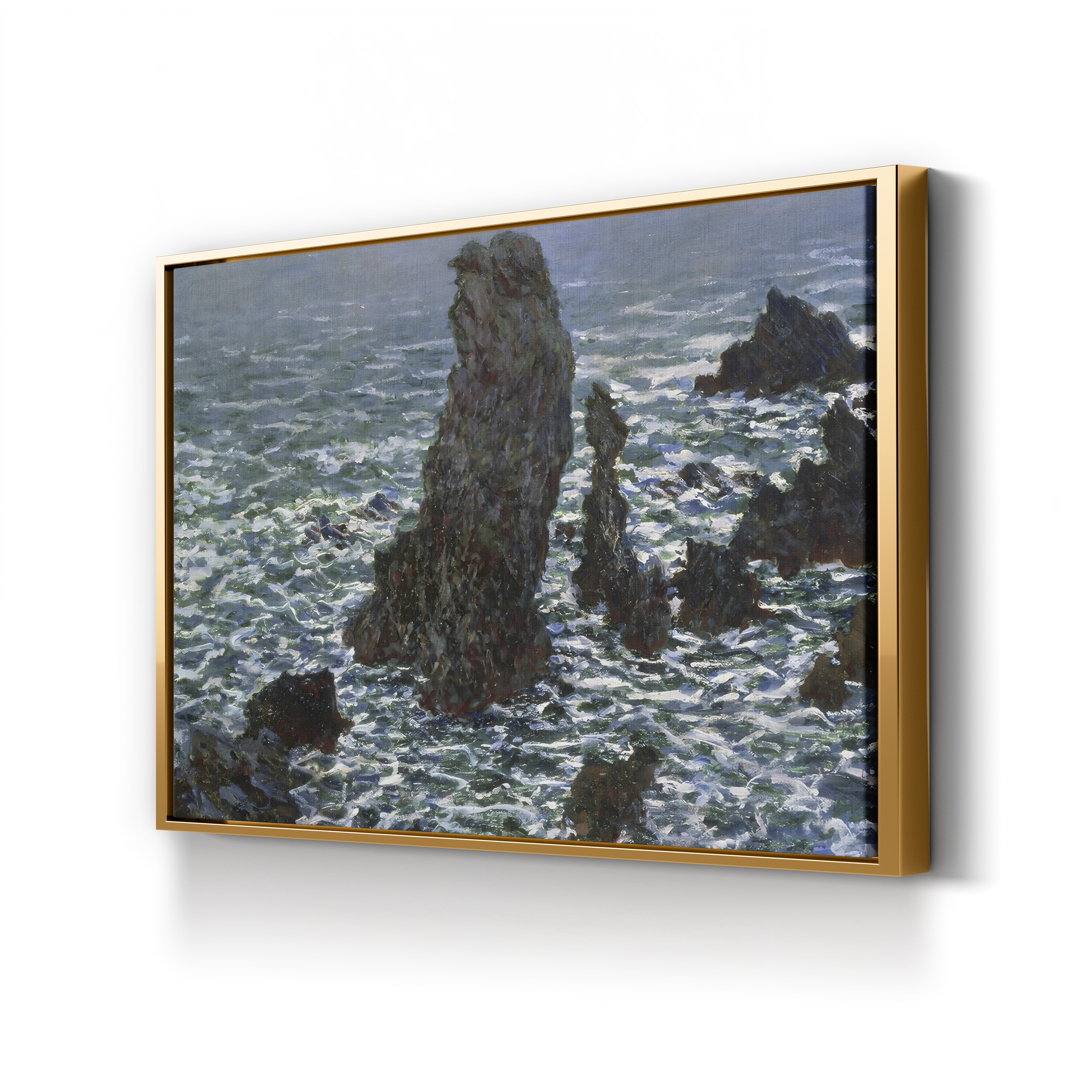 The Pyramids of Port-Coton (Les Pyramides de Port-Coton), 1886 by Claude Monet