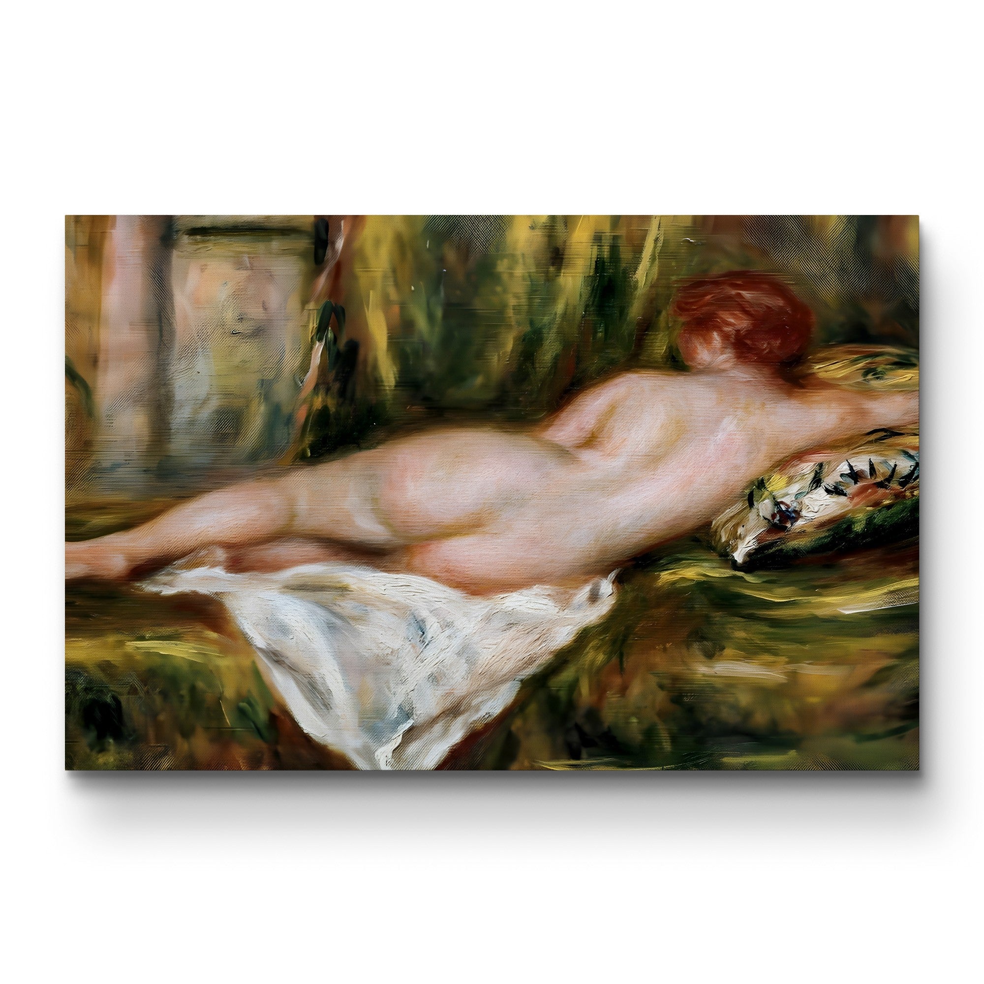 Reclining Nude After the Bath, c.1909 – Renoir Wall Art | Impressionist