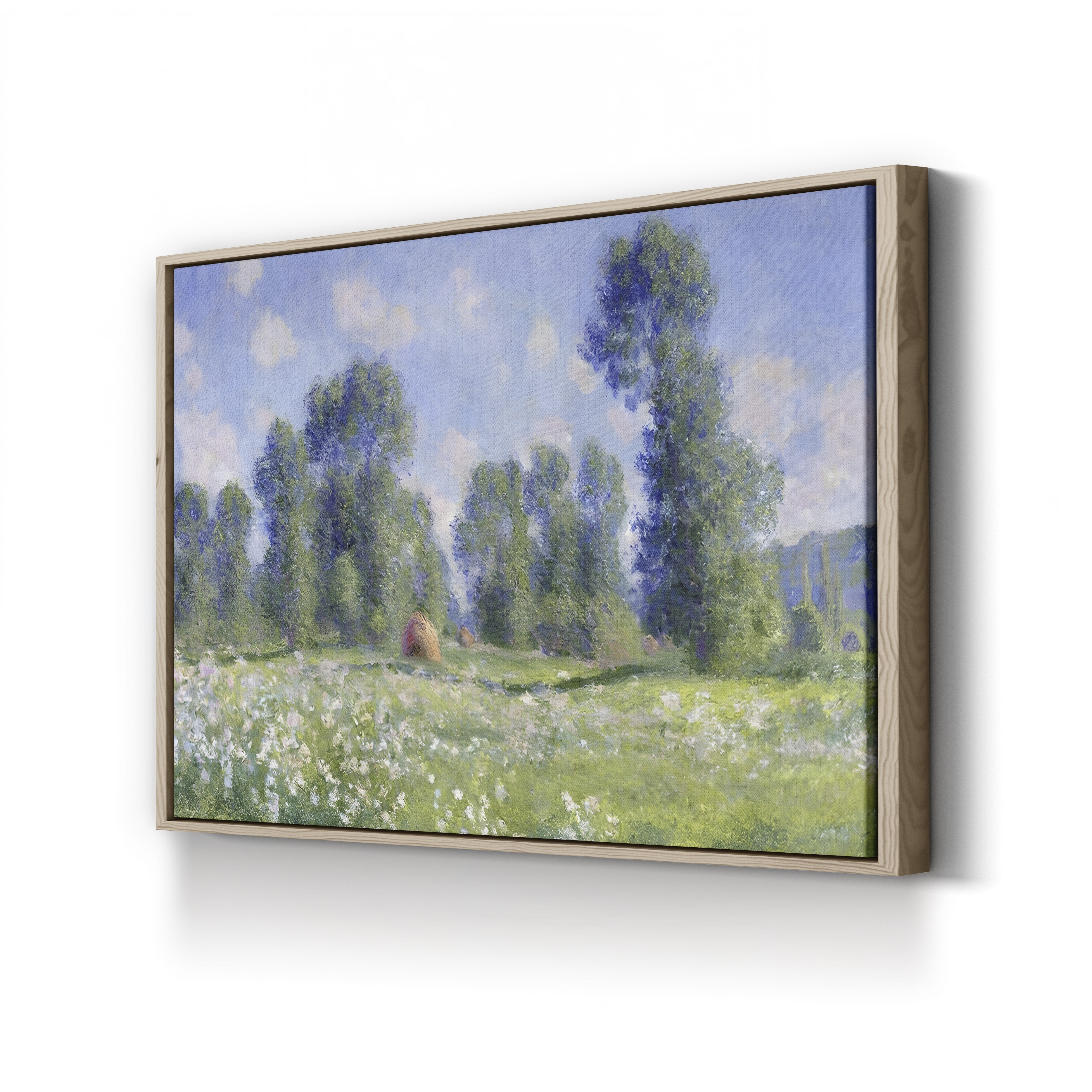 Effect of Spring, Giverny, 1890 – Claude Monet Wall Art | Impressionist Landscape Canvas Print