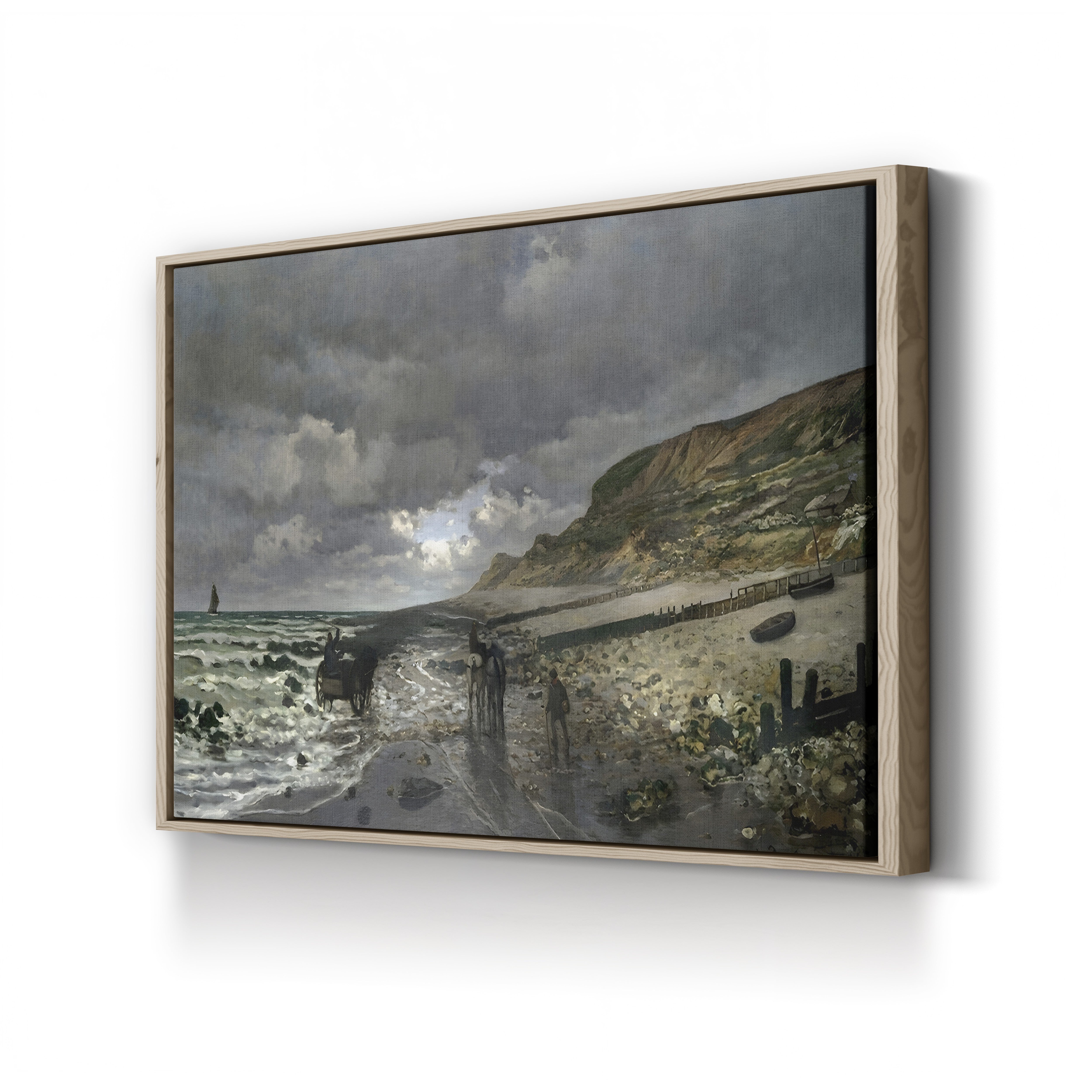 La Pointe de la Hève at Low Tide (La Pointe de la Hève à Marée Basse), 1865 by Claude Monet