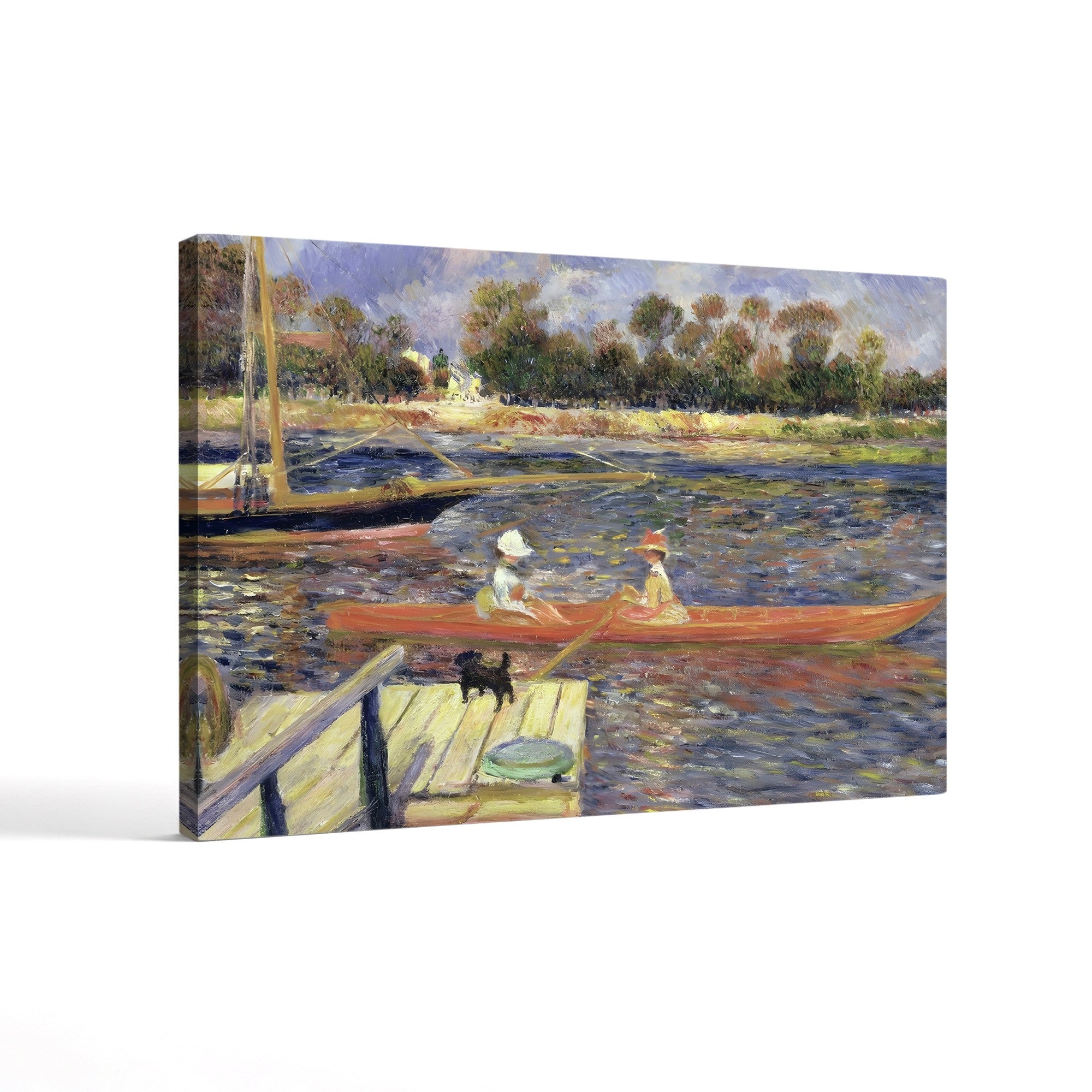 Red Boat at Argenteuil, 1888 – Renoir Wall Art | Impressionist Canvas