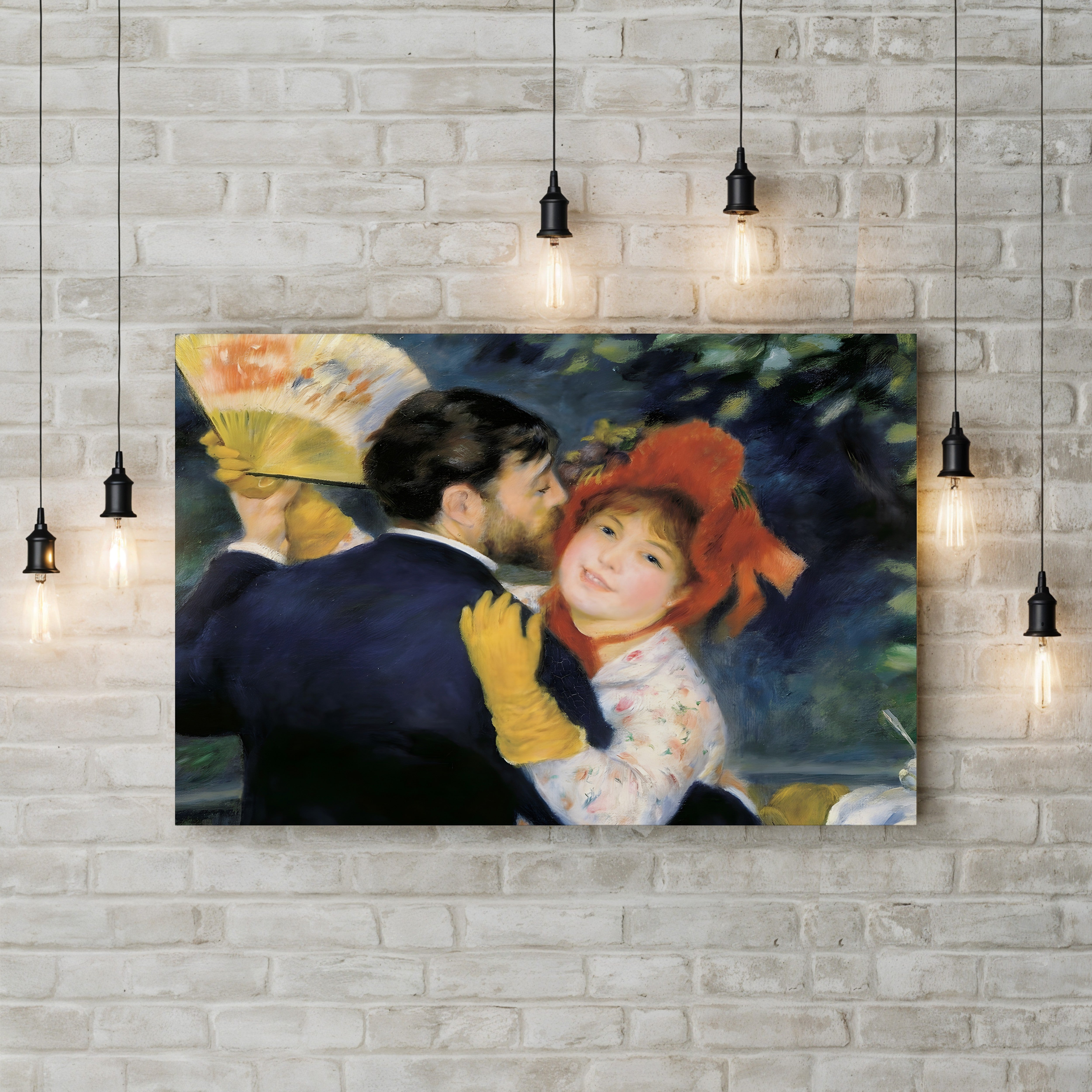 Dance in the Country, 1883 – Pierre-Auguste Renoir Wall Art | Impressionist Figure Canvas Print