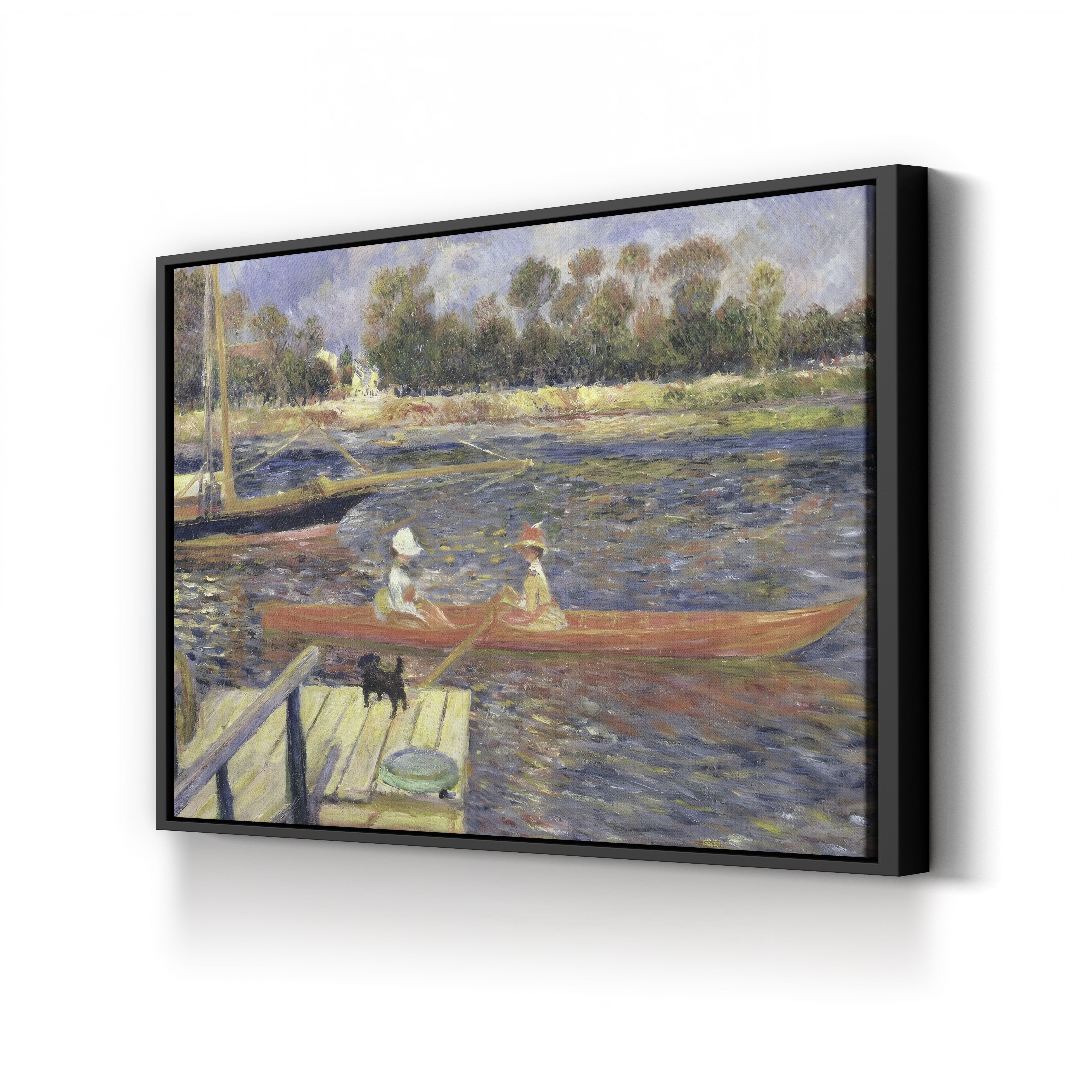 Red Boat at Argenteuil, 1888 – Renoir Wall Art | Impressionist Canvas