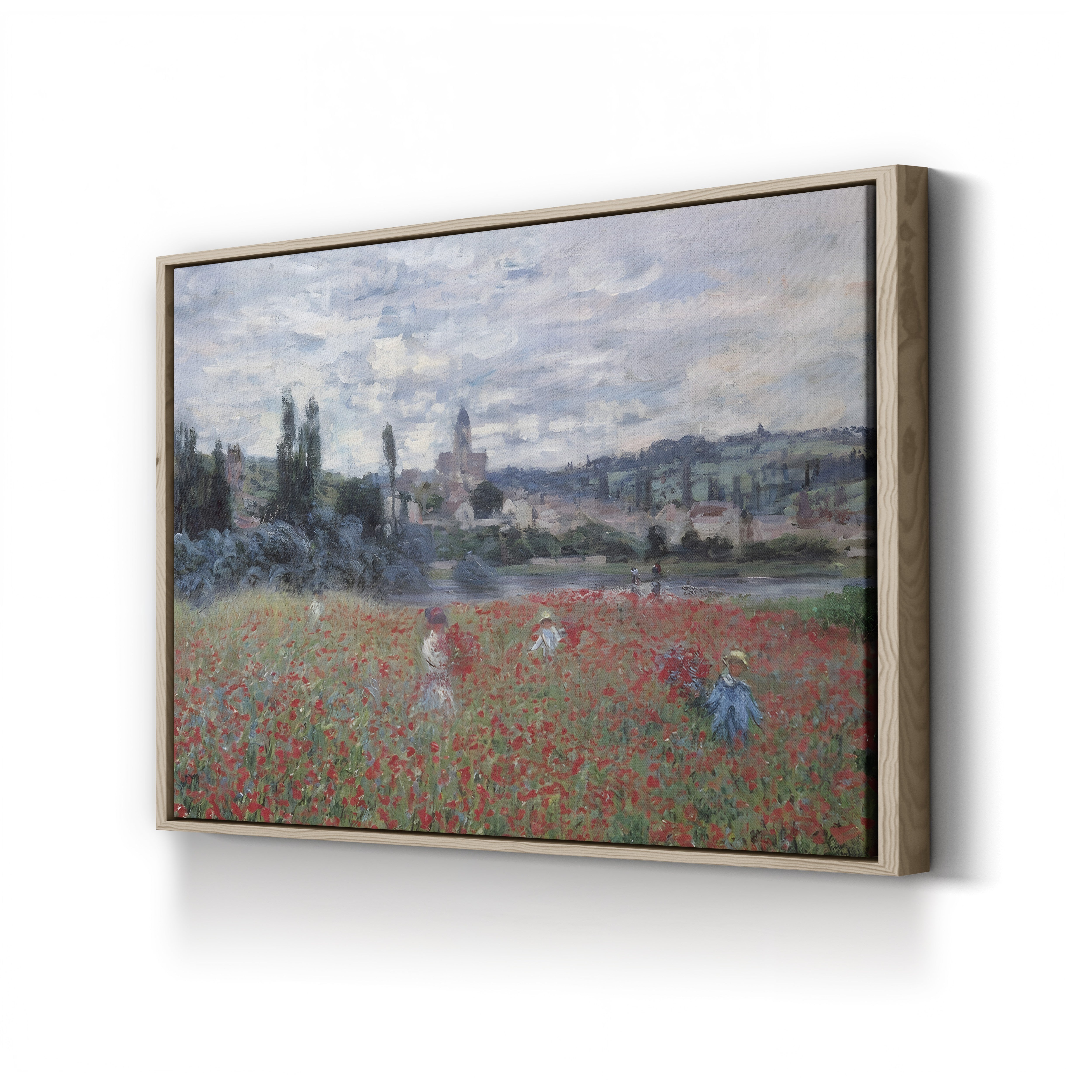 Poppy Field near Vétheuil (Champ de coquelicots près de Vétheuil), 1879 by Claude Monet
