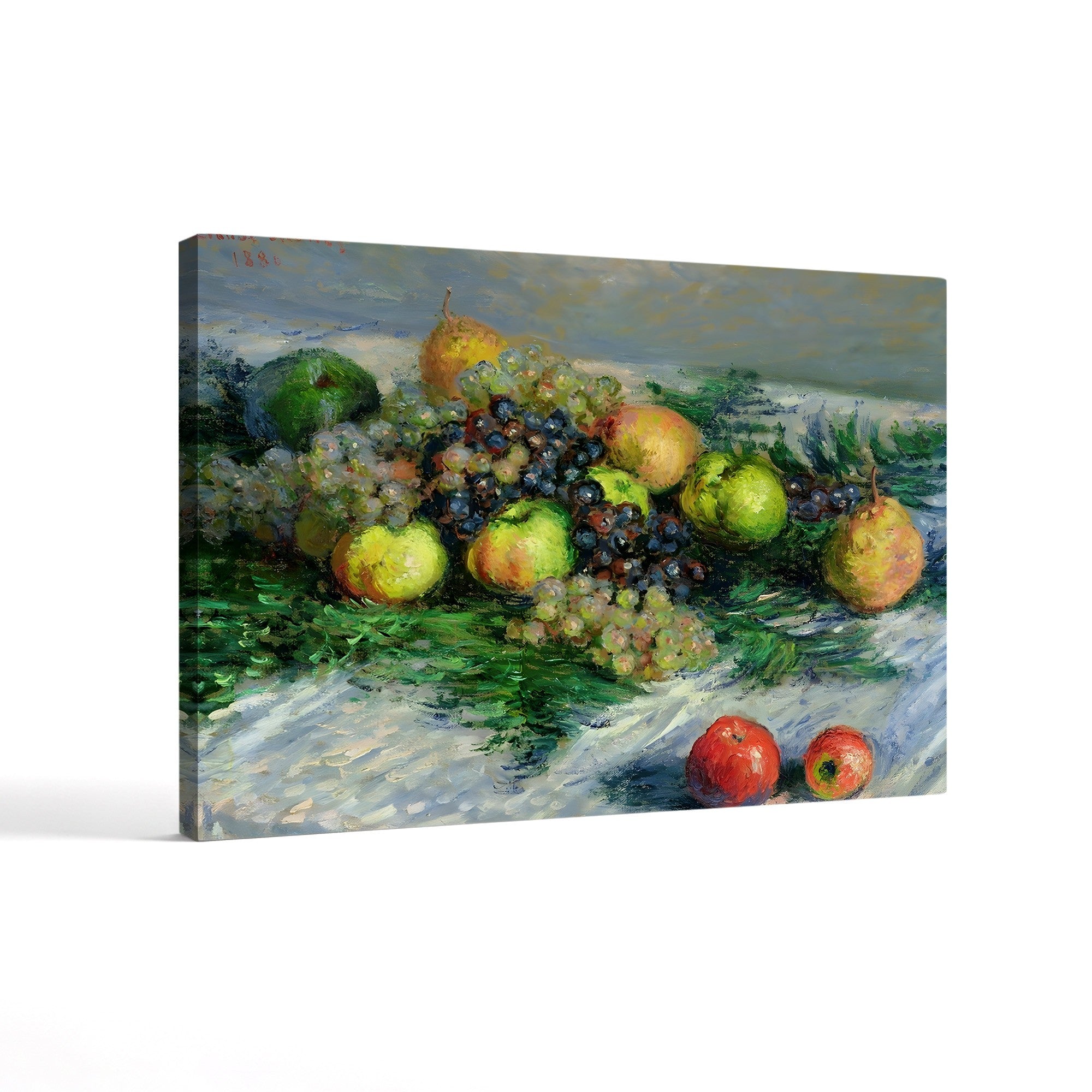 Still Life with Pears and Grapes (Nature morte, poires et raisin), 1880 by Claude Monet