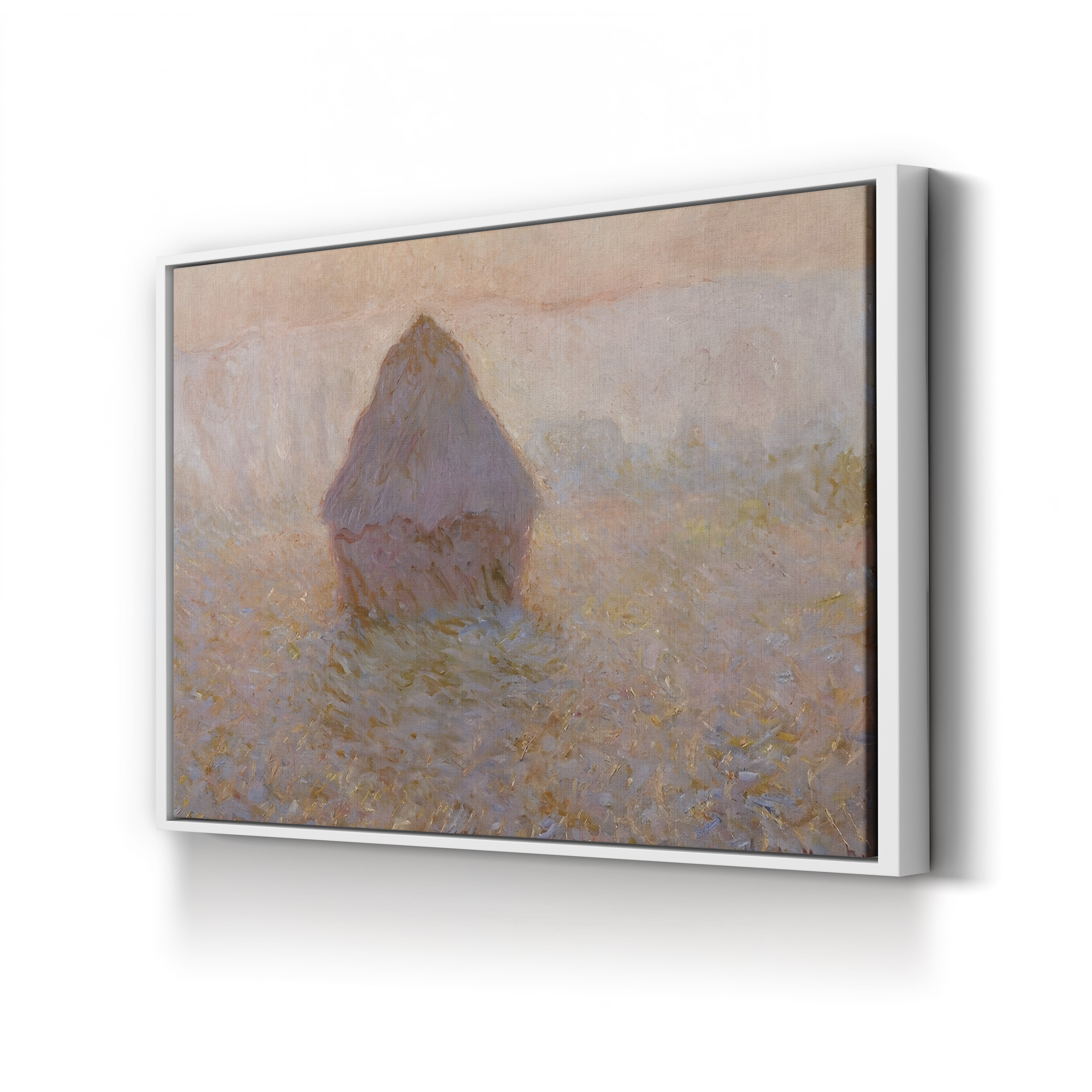 Grainstack, Sun in the Mist, 1891 – Claude Monet Wall Art | Impressionist Series Canvas Print