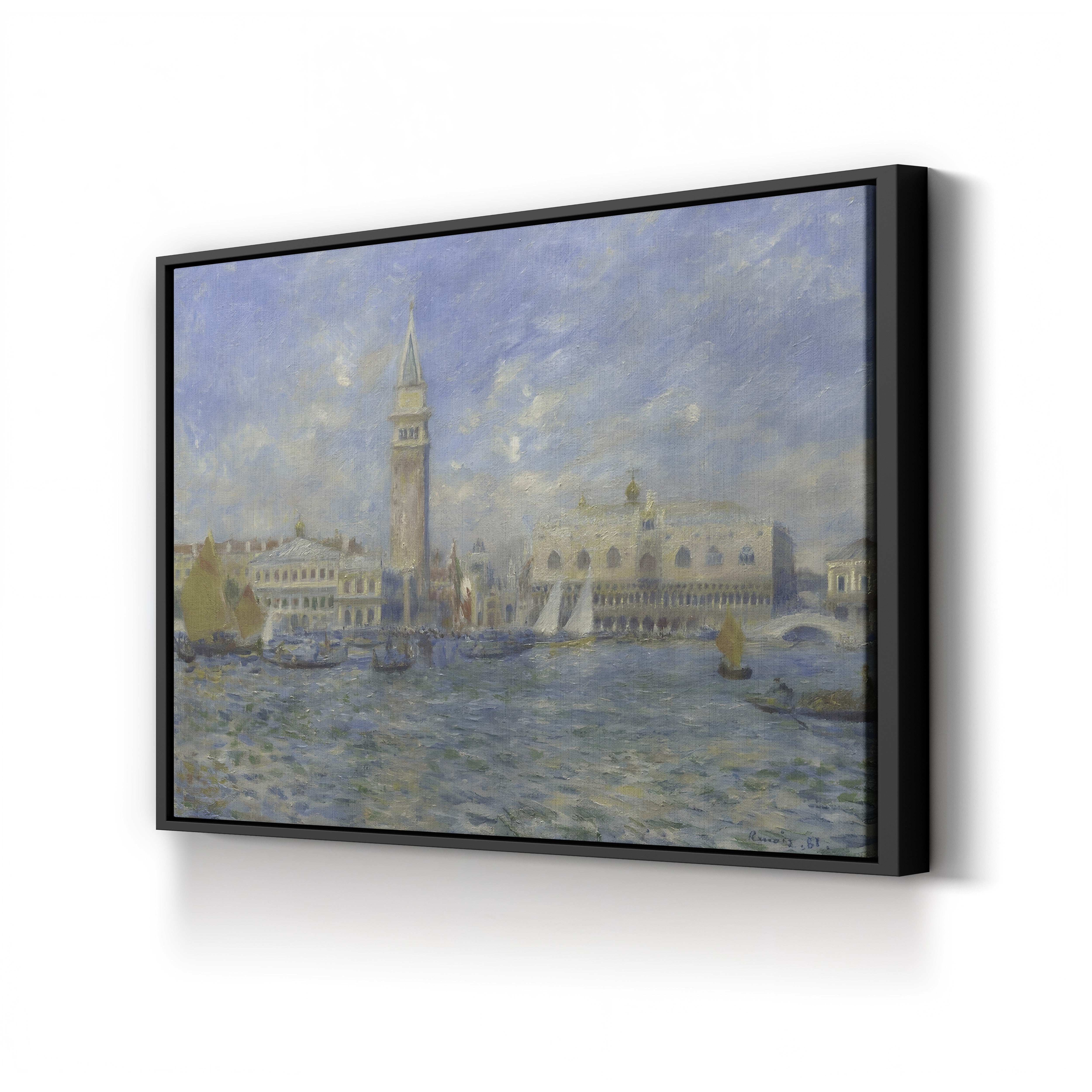 Venice, the Doge's Palace, 1881 – Pierre-Auguste Renoir Wall Art | Impressionist Venetian Canvas Print