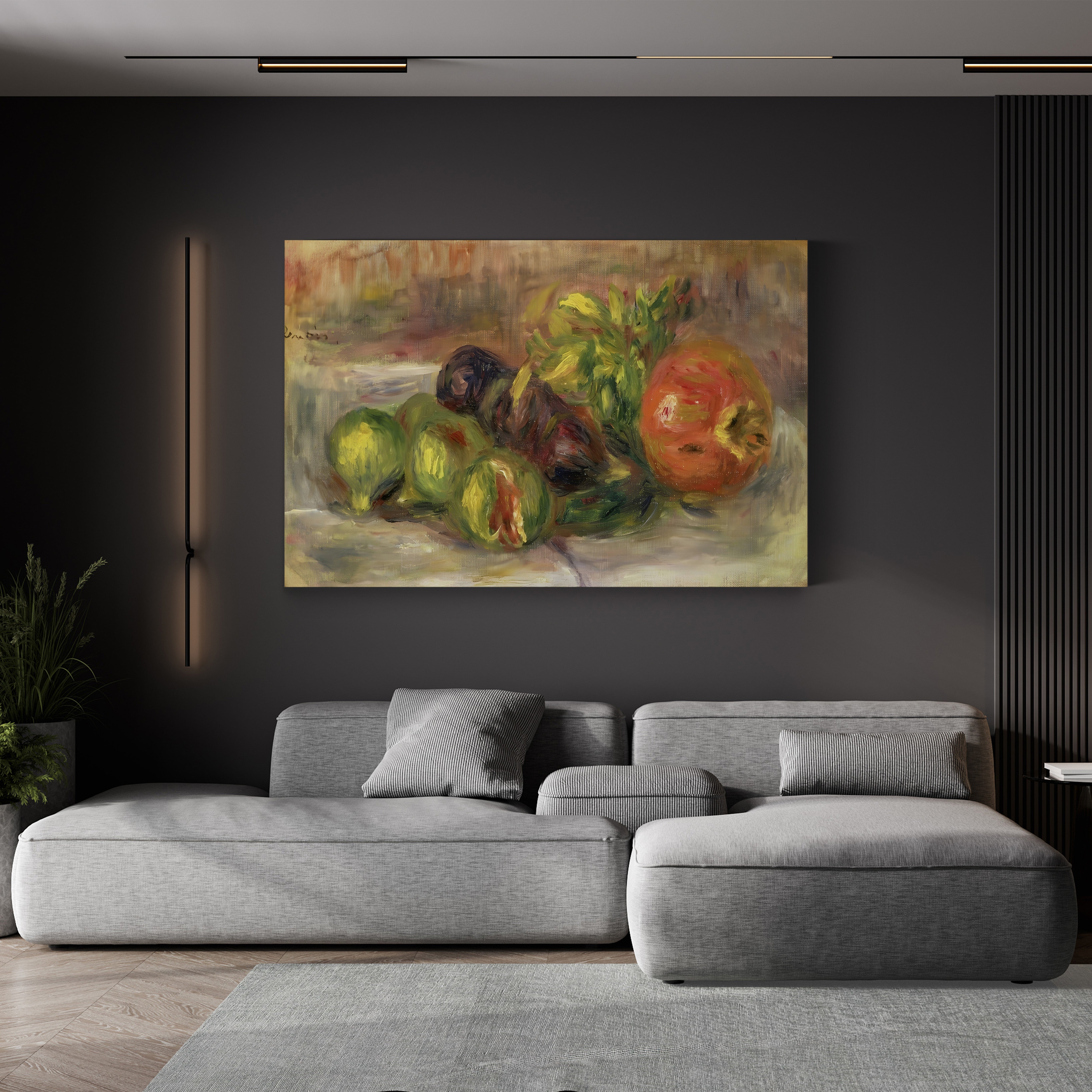 Pomegranates and Figs, 1917 – Renoir Wall Art | Impressionist Canvas