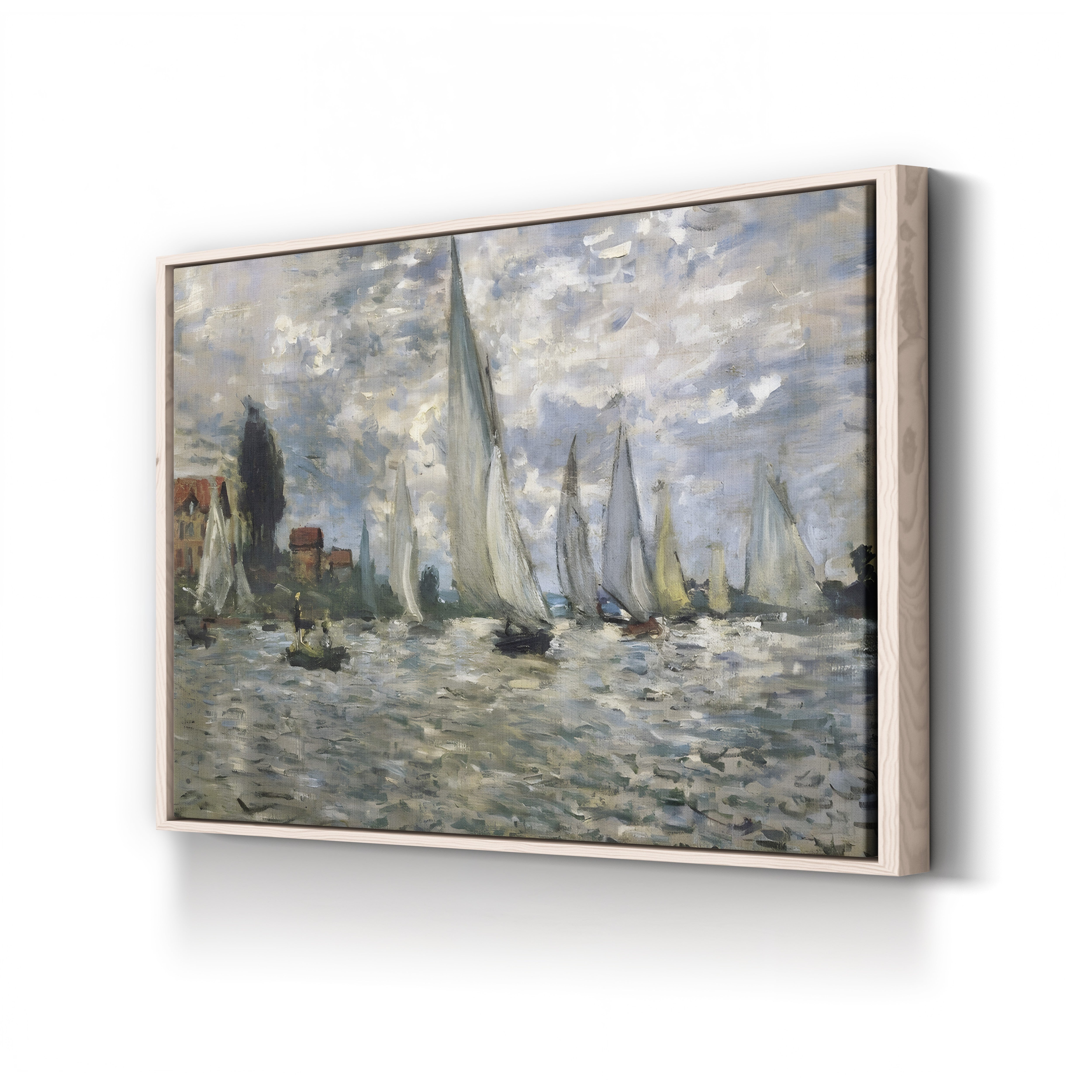 The Boats, Regatta at Argenteuil (Les Barques. Régates à Argenteuil), 1874 by Claude Monet