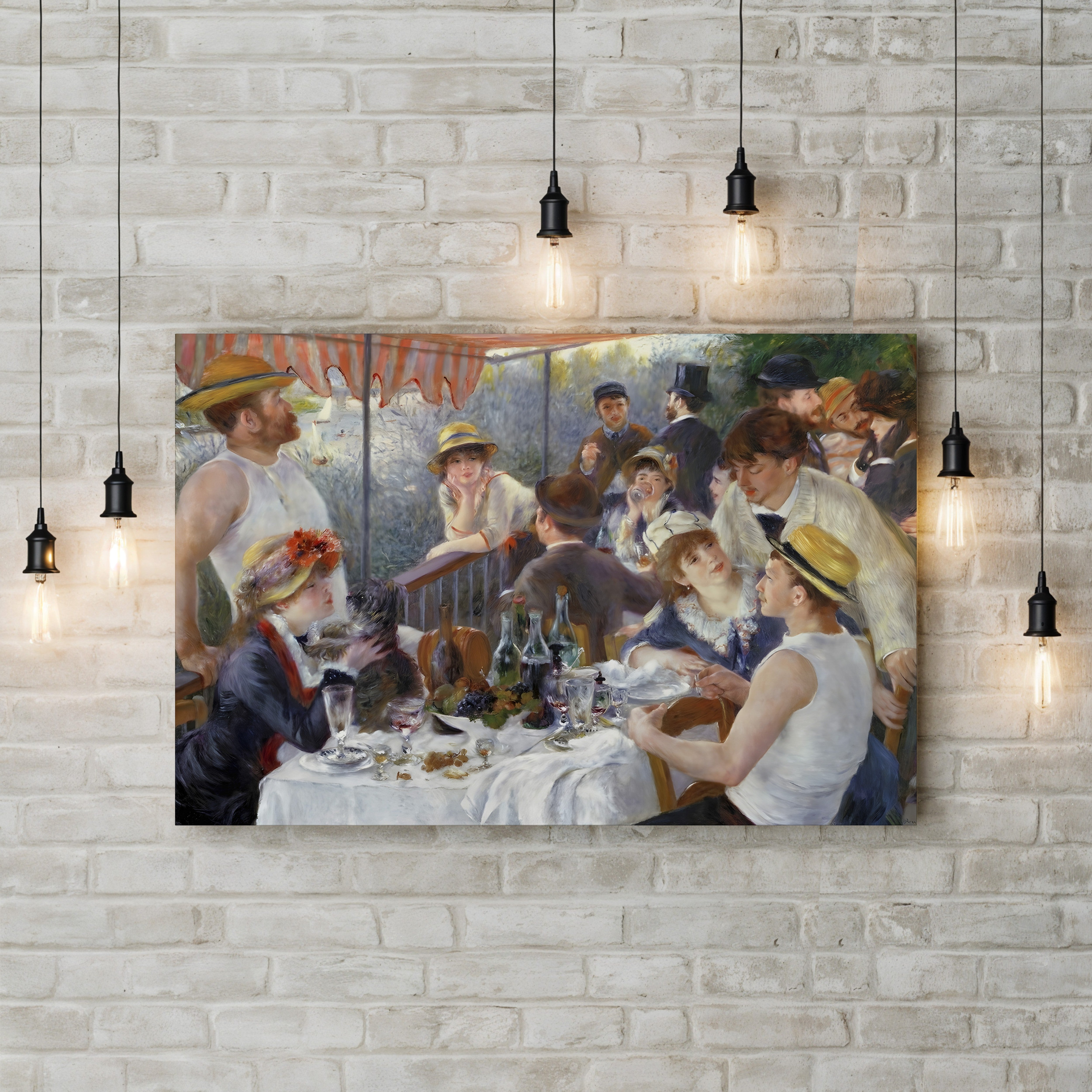 Luncheon of the Boating Party, 1881 – Pierre-Auguste Renoir Wall Art | Impressionist Masterpiece Canvas Print