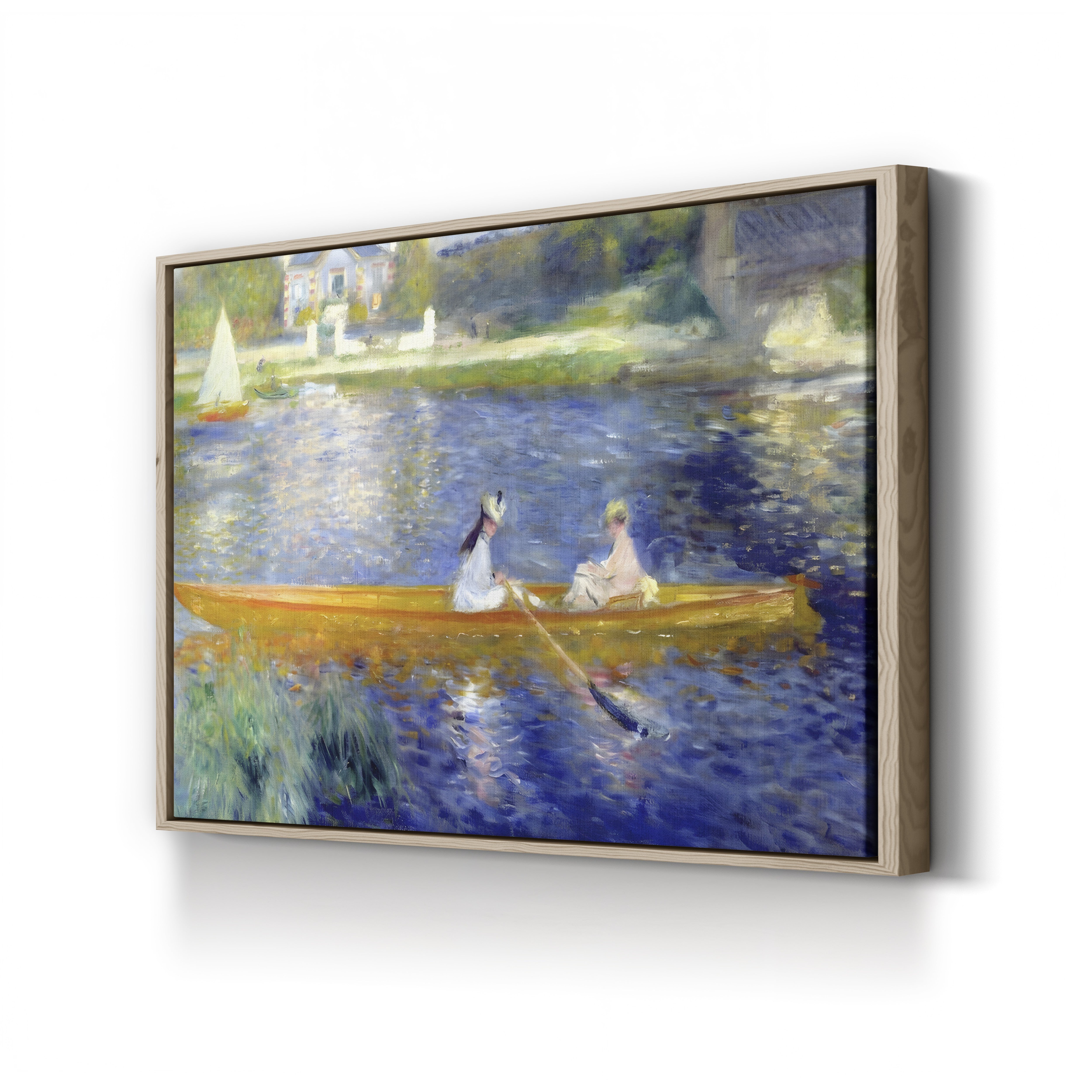 The Skiff (La Yole) – Pierre-Auguste Renoir Wall Art | Impressionist Boating Canvas Print