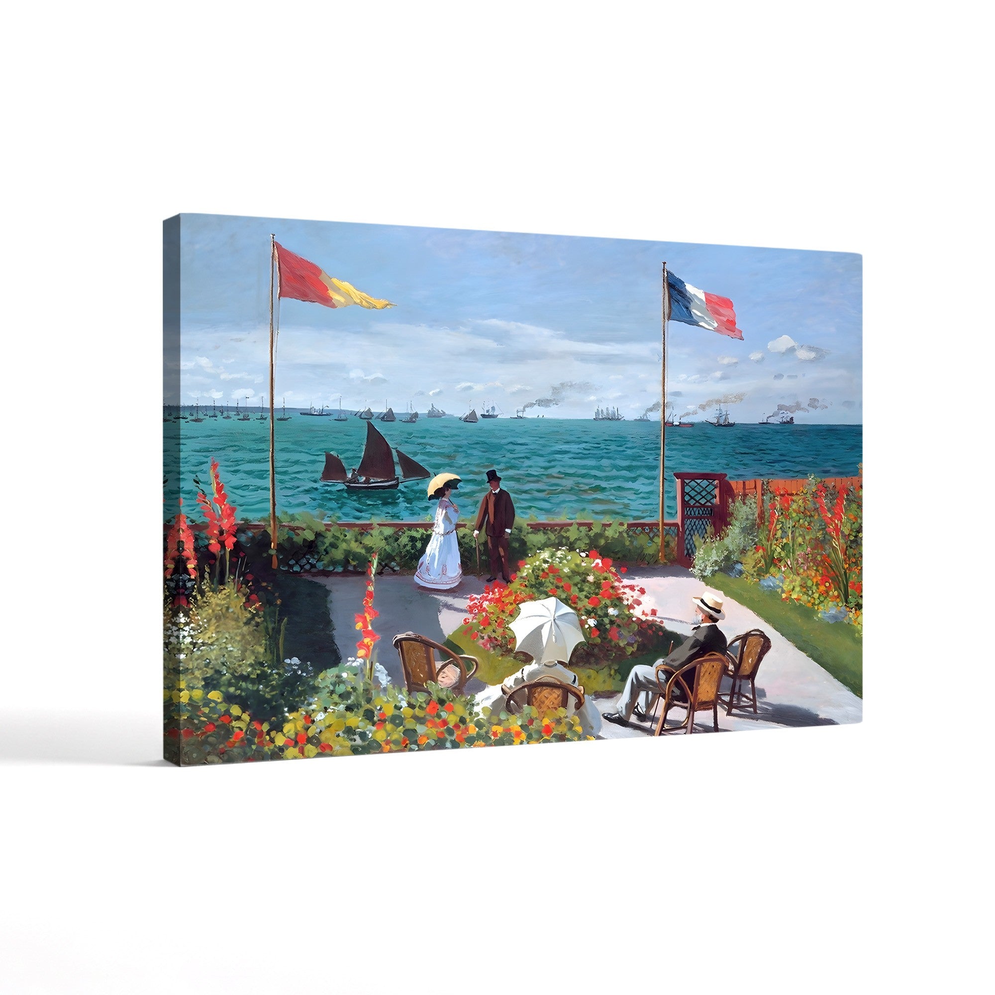 Garden at Sainte-Adresse (Terrasse à Sainte-Adresse), 1867 by Claude Monet