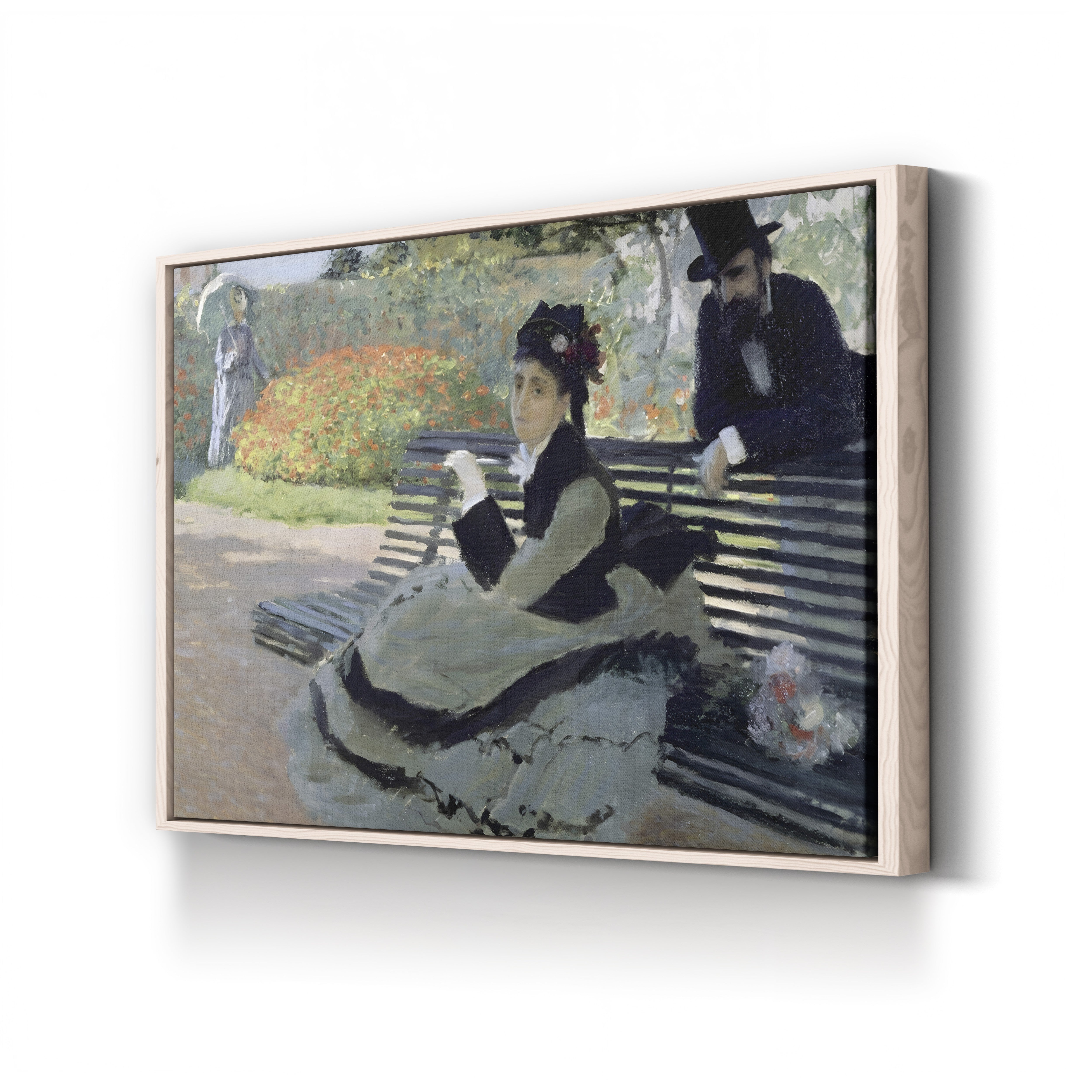 Camille Monet on a Garden Bench (Madame Monet on a Garden Bench), 1873 by Claude Monet