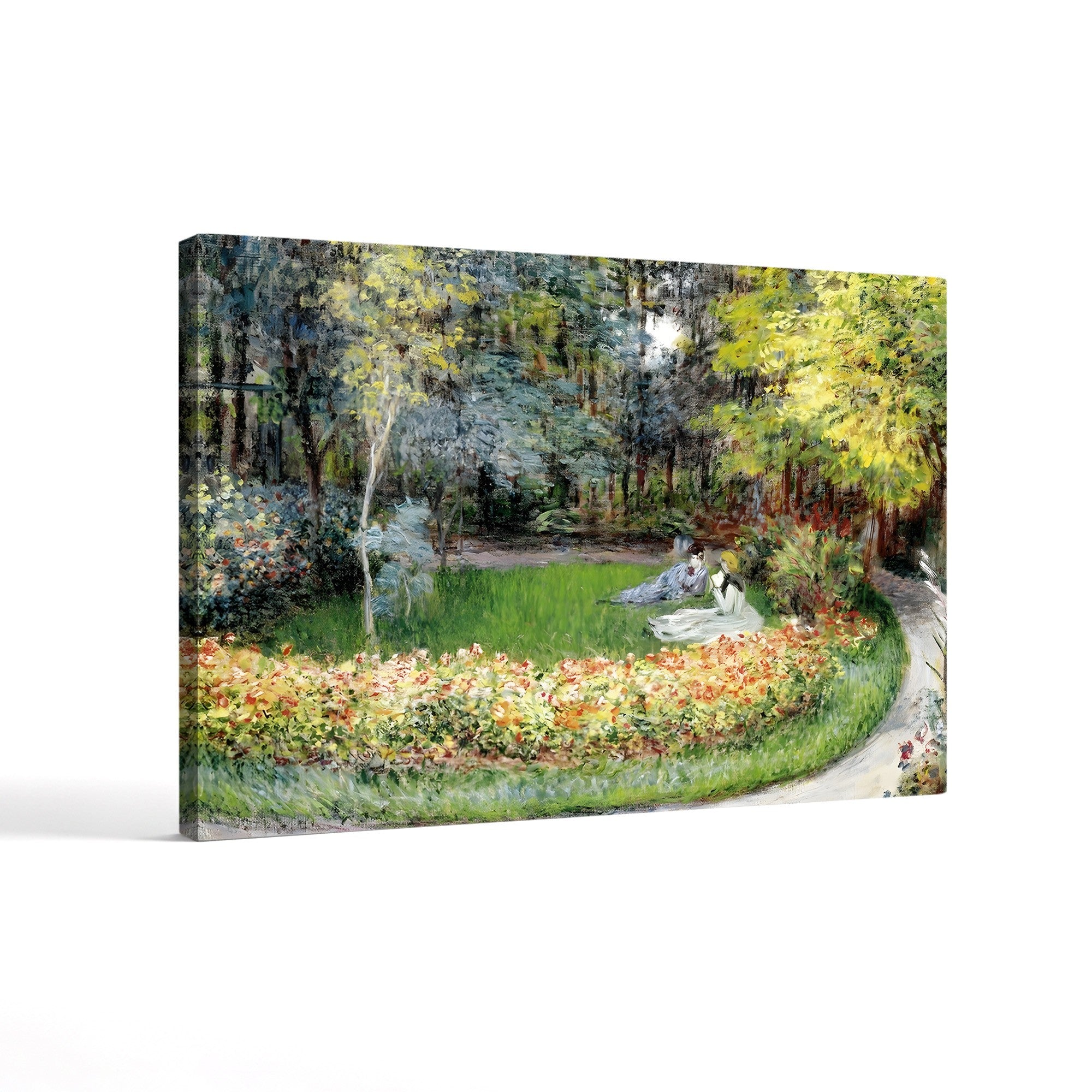 In the Garden, 1875 – Claude Monet Wall Art | Impressionist Garden Canvas Print