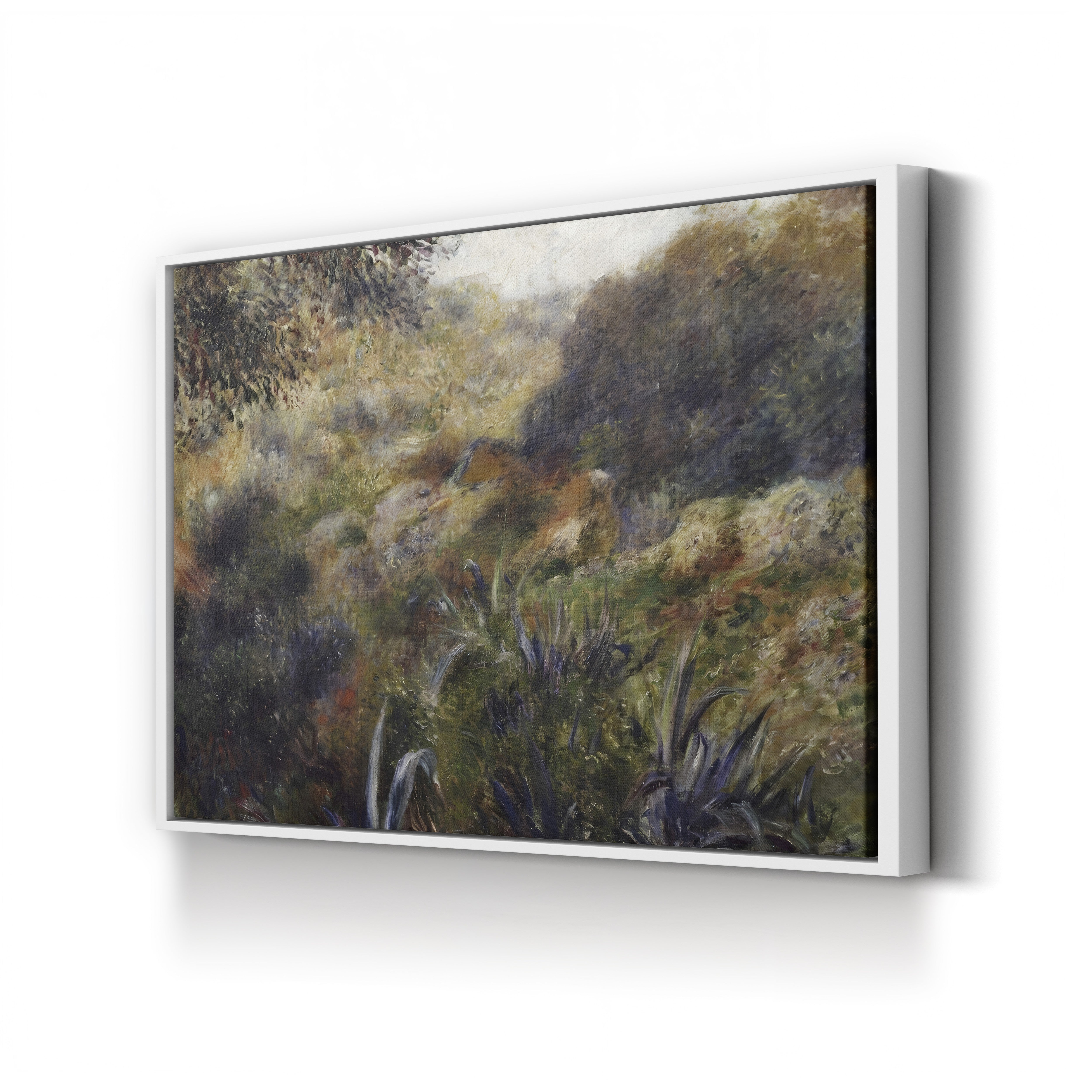 Algerian Landscape, 1881 – Pierre-Auguste Renoir Wall Art | Impressionist Landscape Canvas Print
