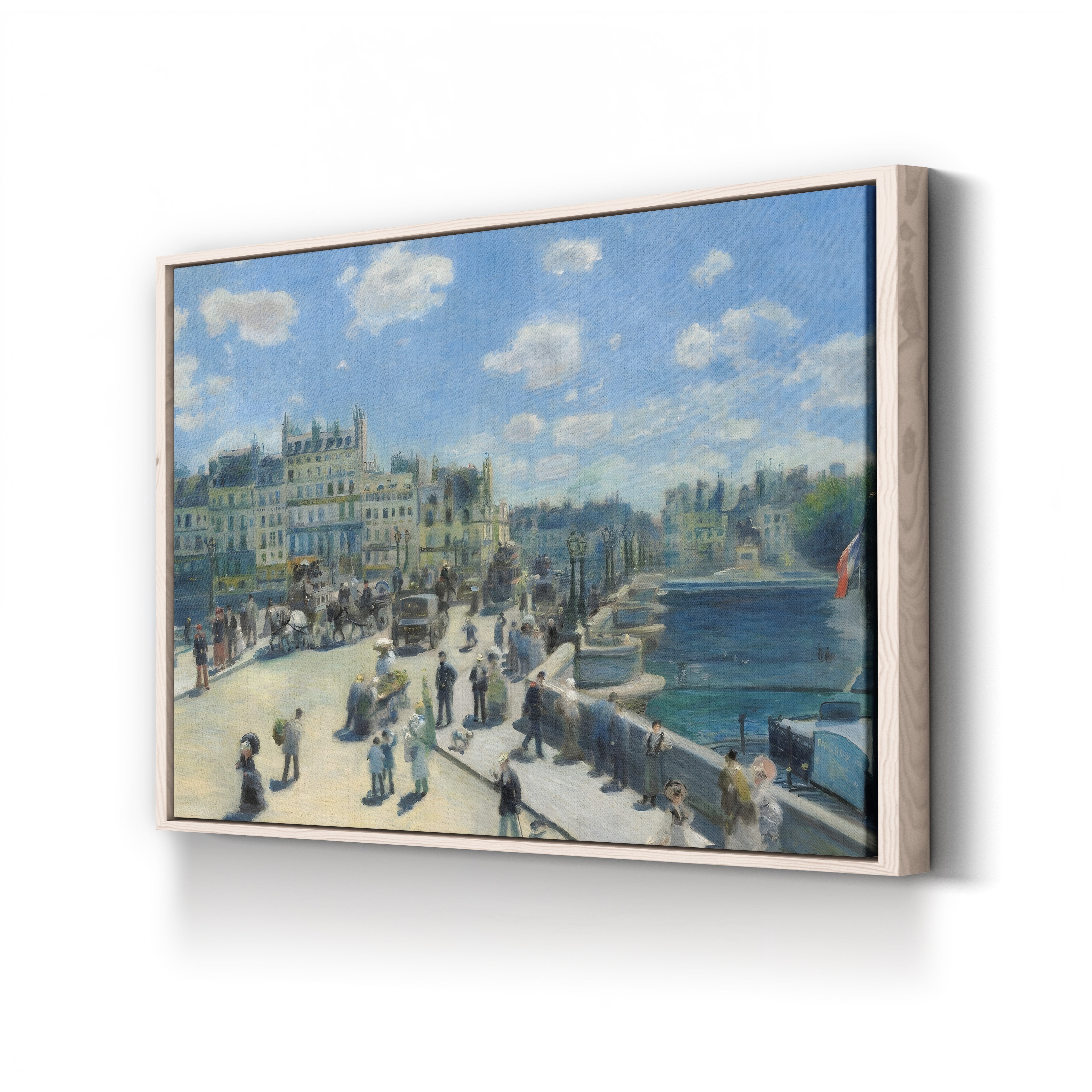 Pont Neuf, Paris, 1872 – Renoir Wall Art | Impressionist Cityscape Canvas