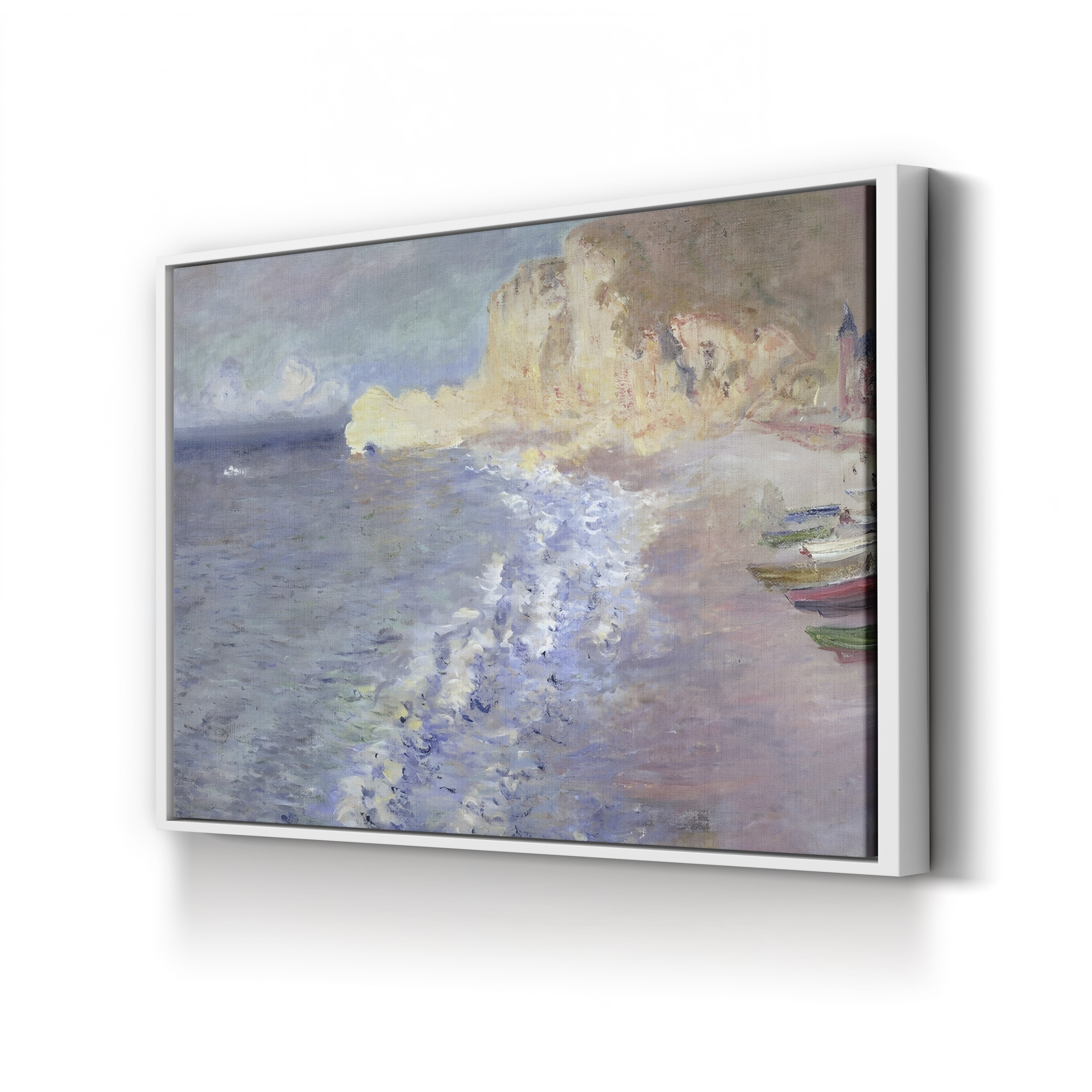 Morning at Étretat, 1883 by Claude Monet