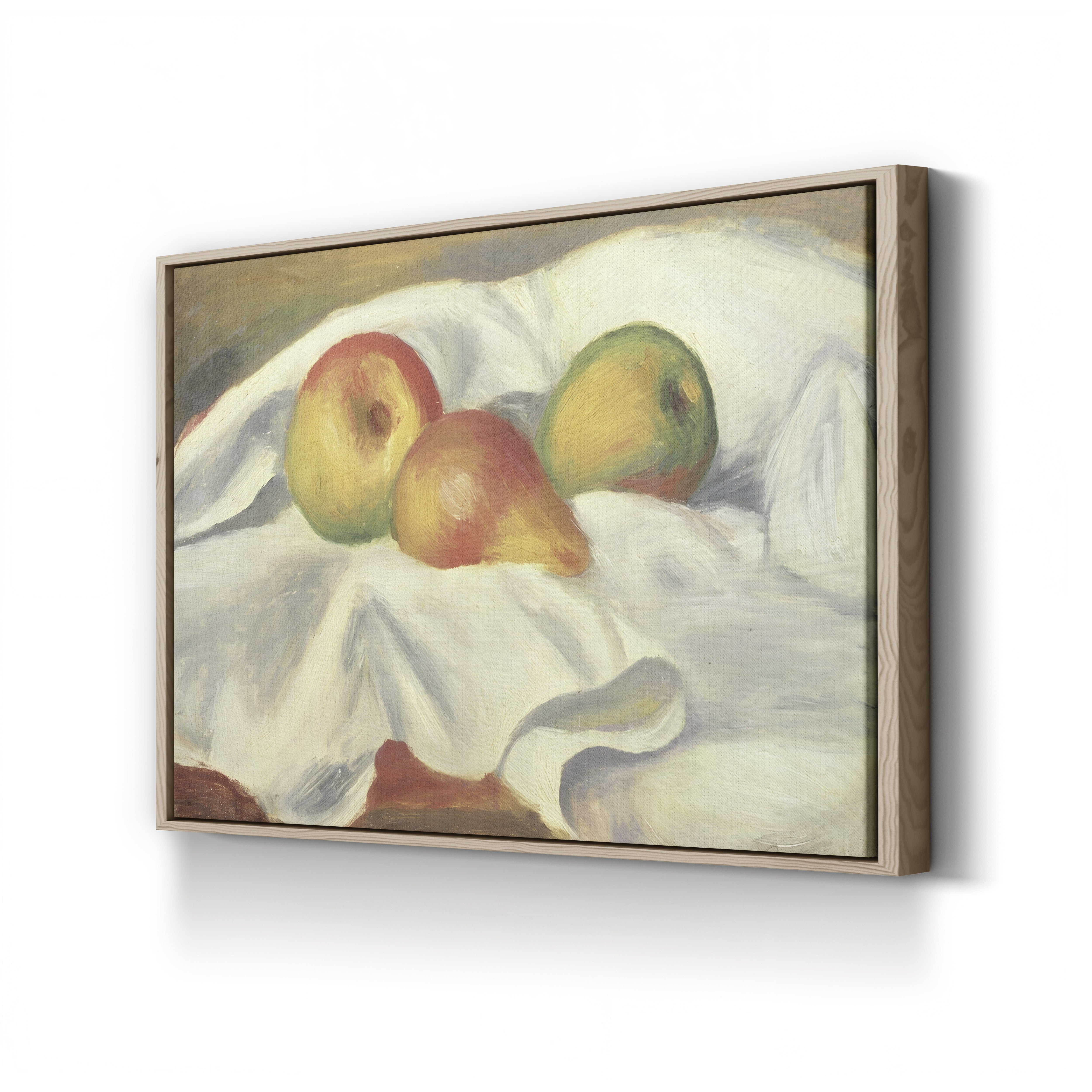 Three Pears, 1885 – Pierre-Auguste Renoir Wall Art | Impressionist Still Life Canvas Print