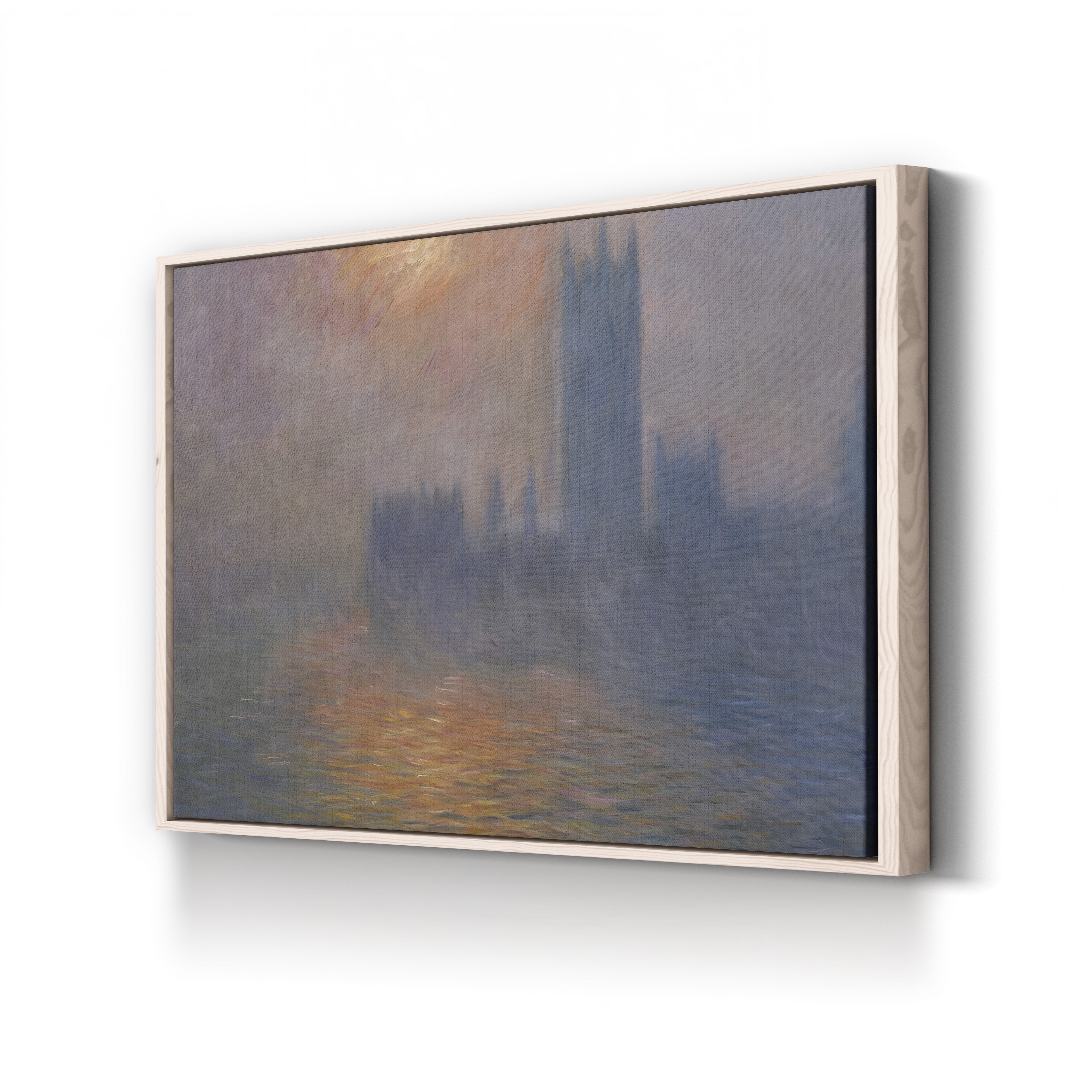 Houses of Parliament, Sunset, 1904 – Claude Monet Wall Art | Impressionist London Series Canvas Print