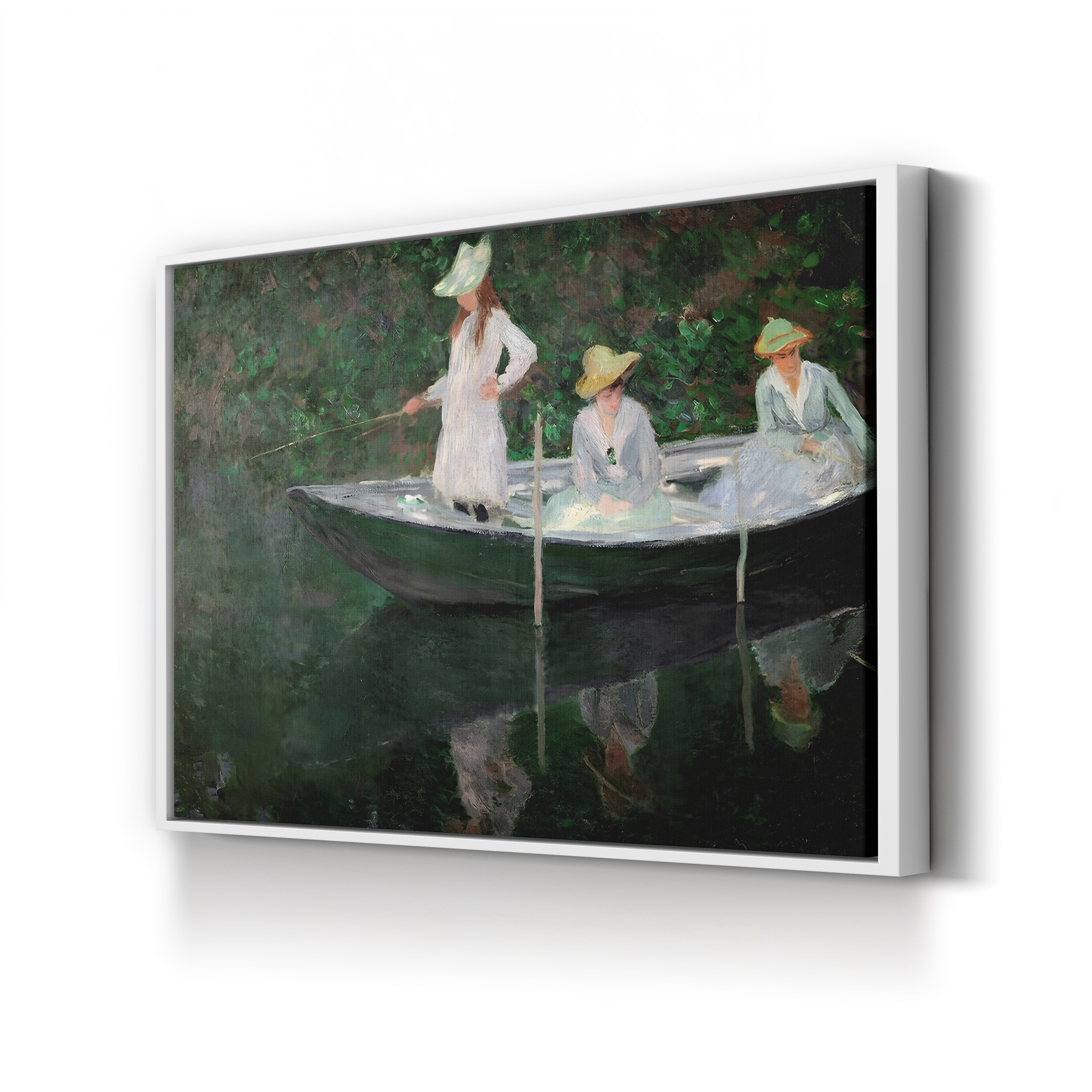 The Boat at Giverny (En norvégienne), c. 1887 by Claude Monet