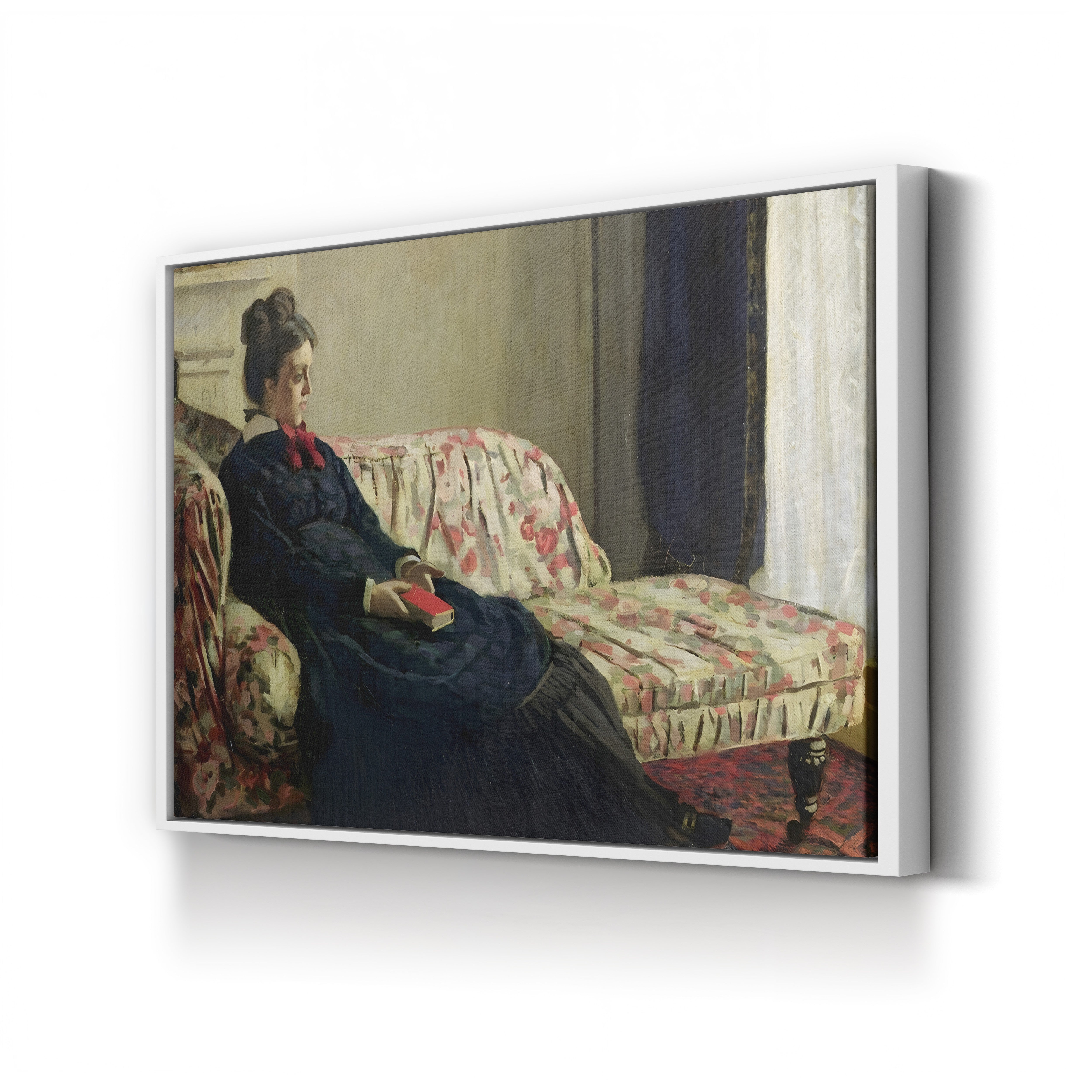 Meditation, or Madame Monet on the Sofa (Méditation, Madame Monet au canapé), c. 1871 by Claude Monet