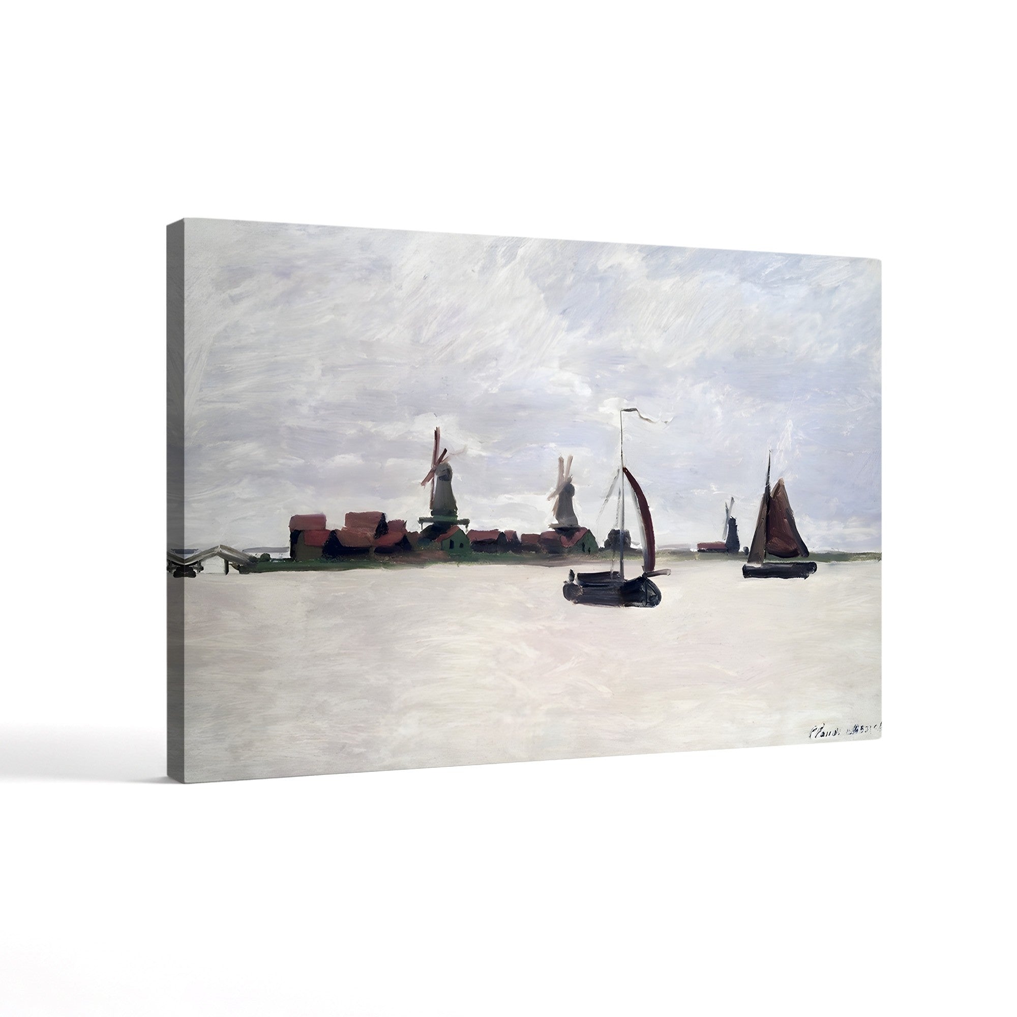 The Outer Harbour at Zaandam (De Voorzaan), 1871 by Claude Monet