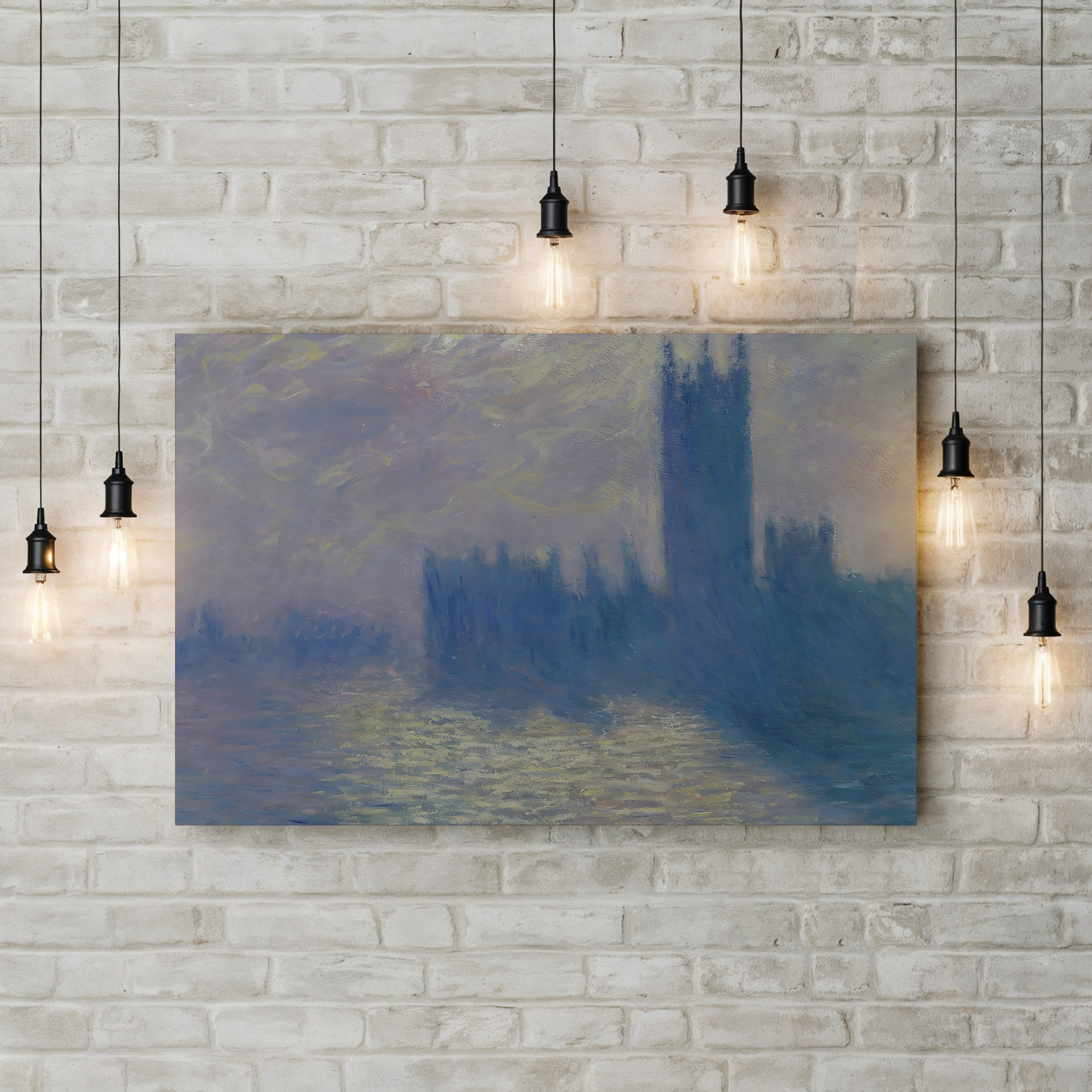 The Houses of Parliament, Stormy Sky (Le Parlement, ciel d’orage), 1904 by Claude Monet