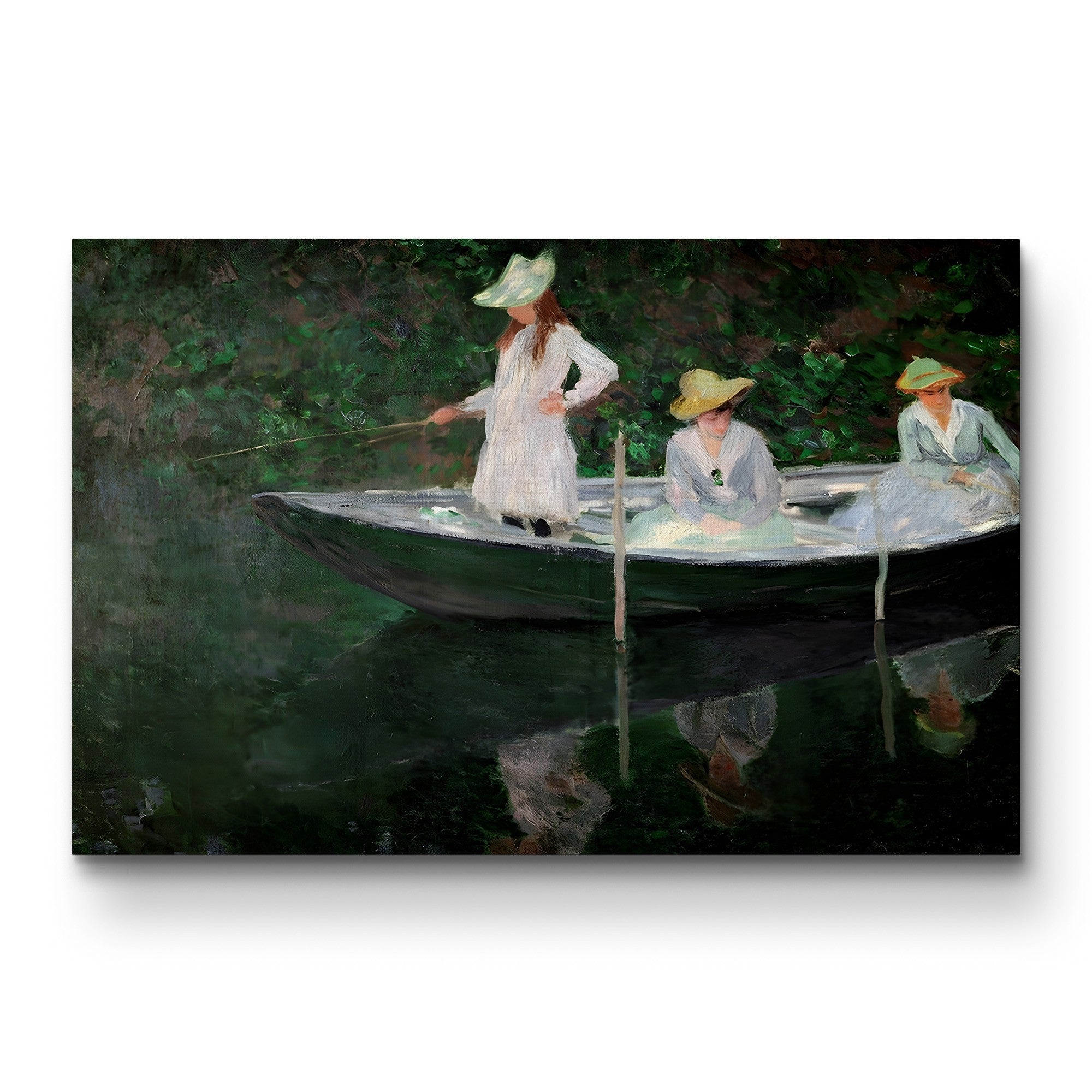 The Boat at Giverny (En norvégienne), c. 1887 by Claude Monet