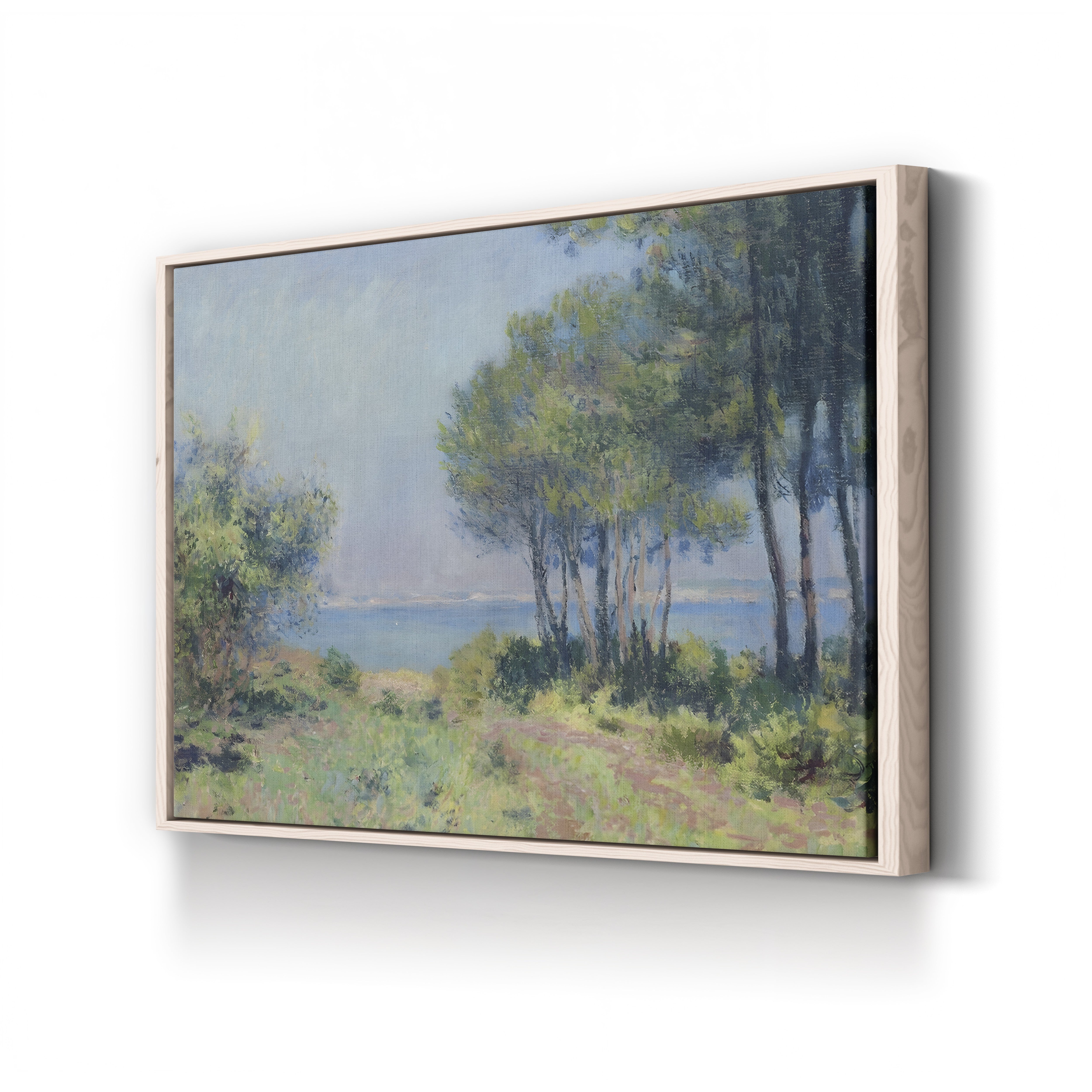 Fir Trees at Varengeville (Les Sapins à Varengeville), 1882 – Claude Monet Wall Art | Impressionist Norman Clifftop Canvas Print