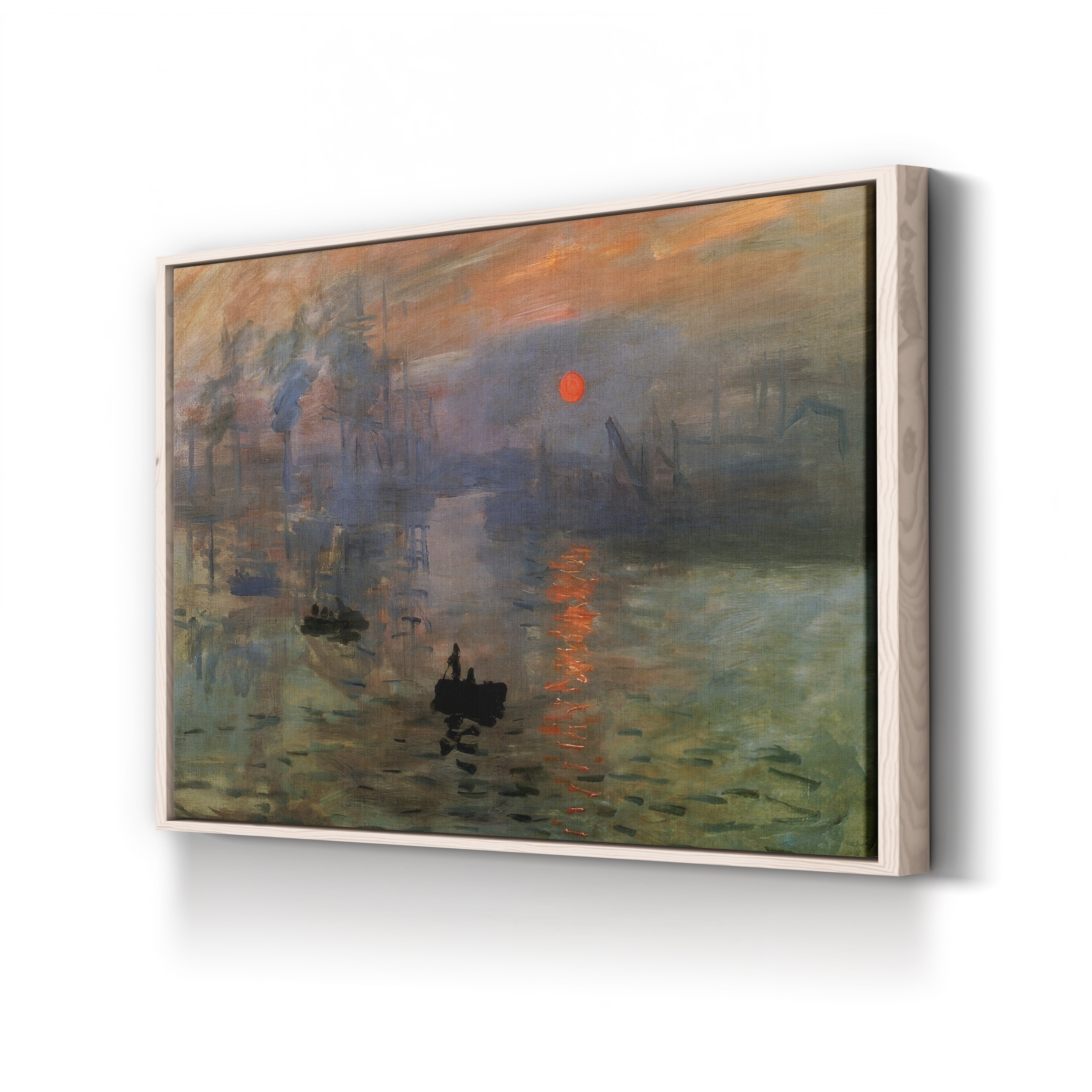 Impression, Sunrise – Claude Monet Wall Art | Foundational Impressionist Harbour Canvas Print