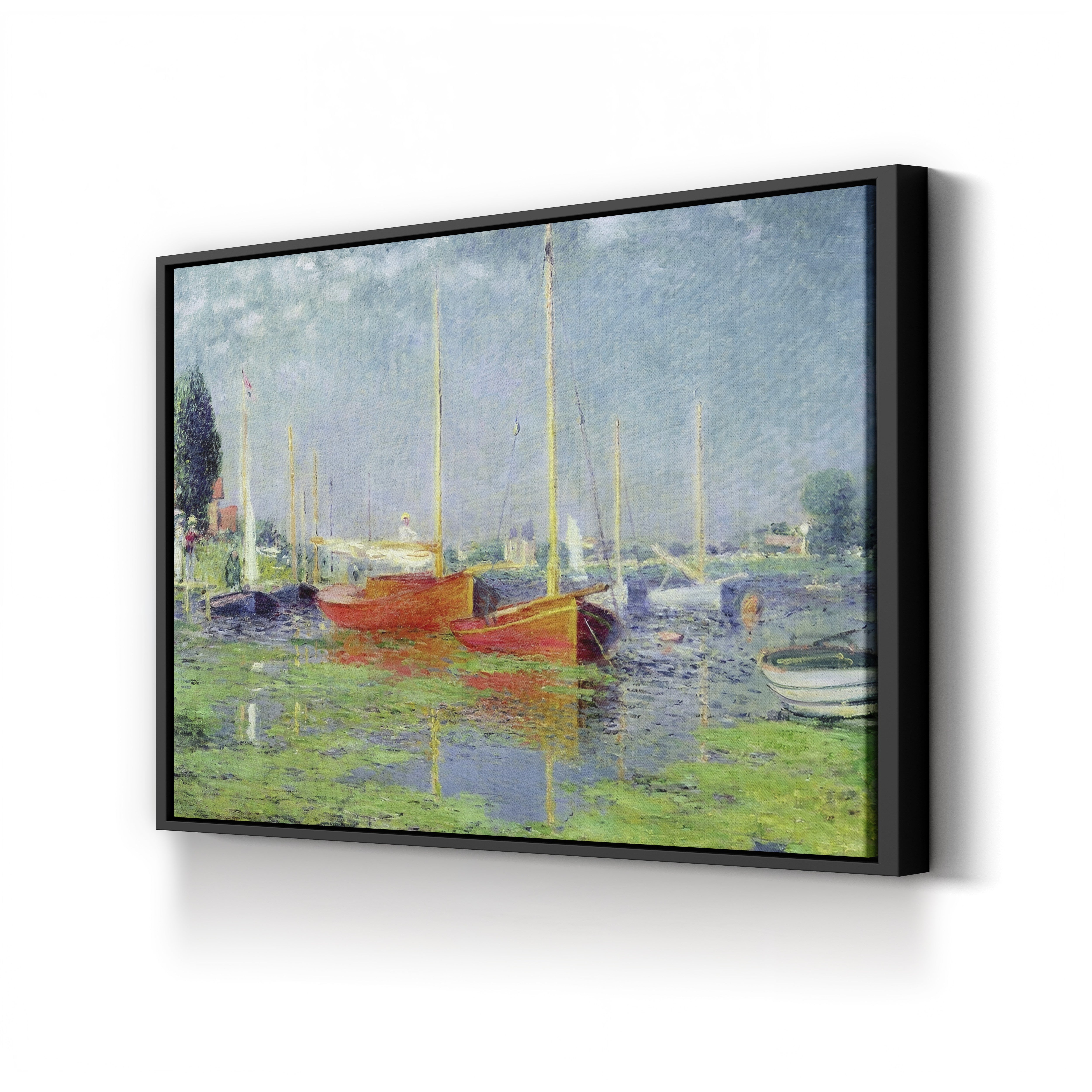 Argenteuil, 1875 – Claude Monet Wall Art | Impressionist Seine Landscape Canvas Print