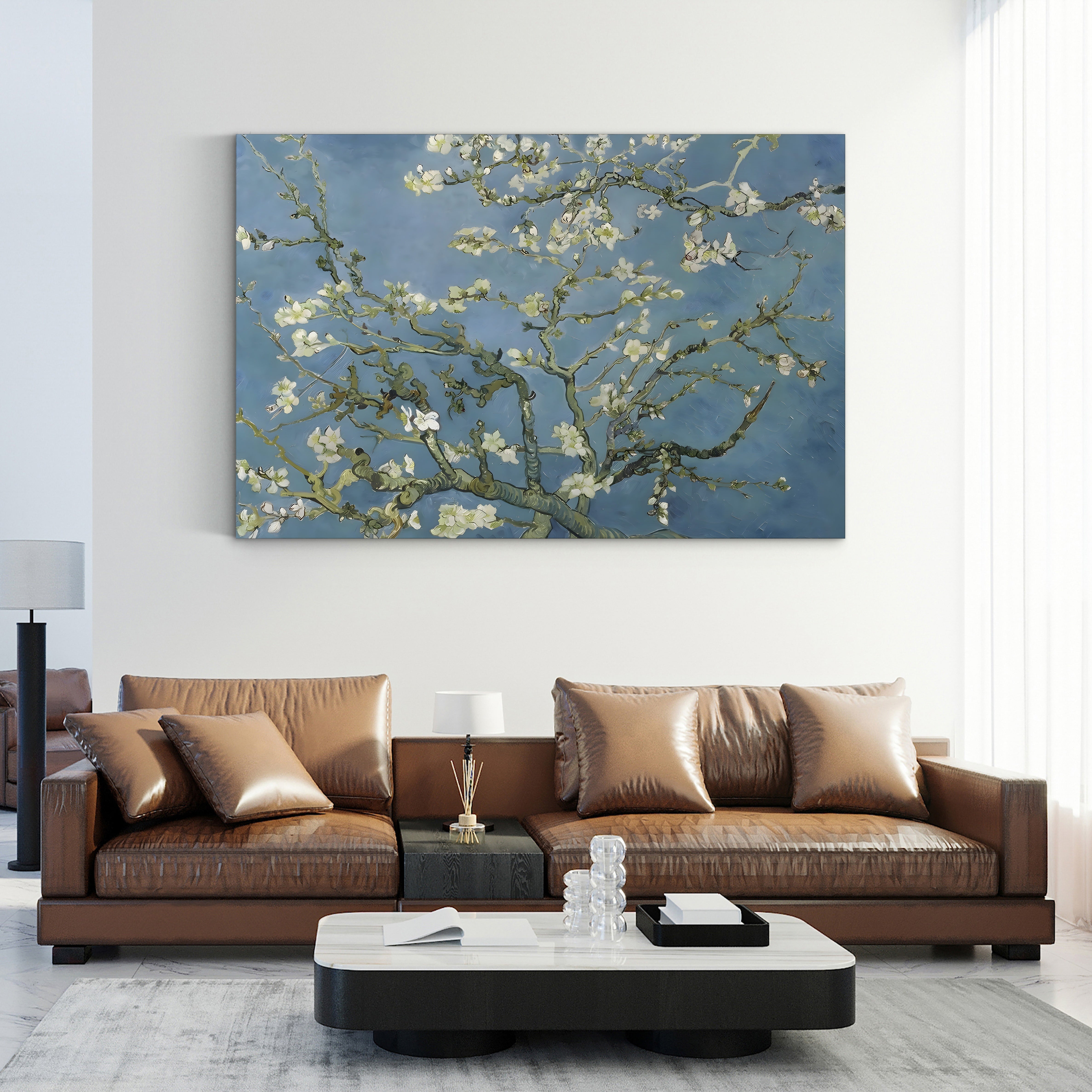 Almond Blossom, 1890 – Vincent van Gogh Wall Art | Post-Impressionist Floral Canvas Print