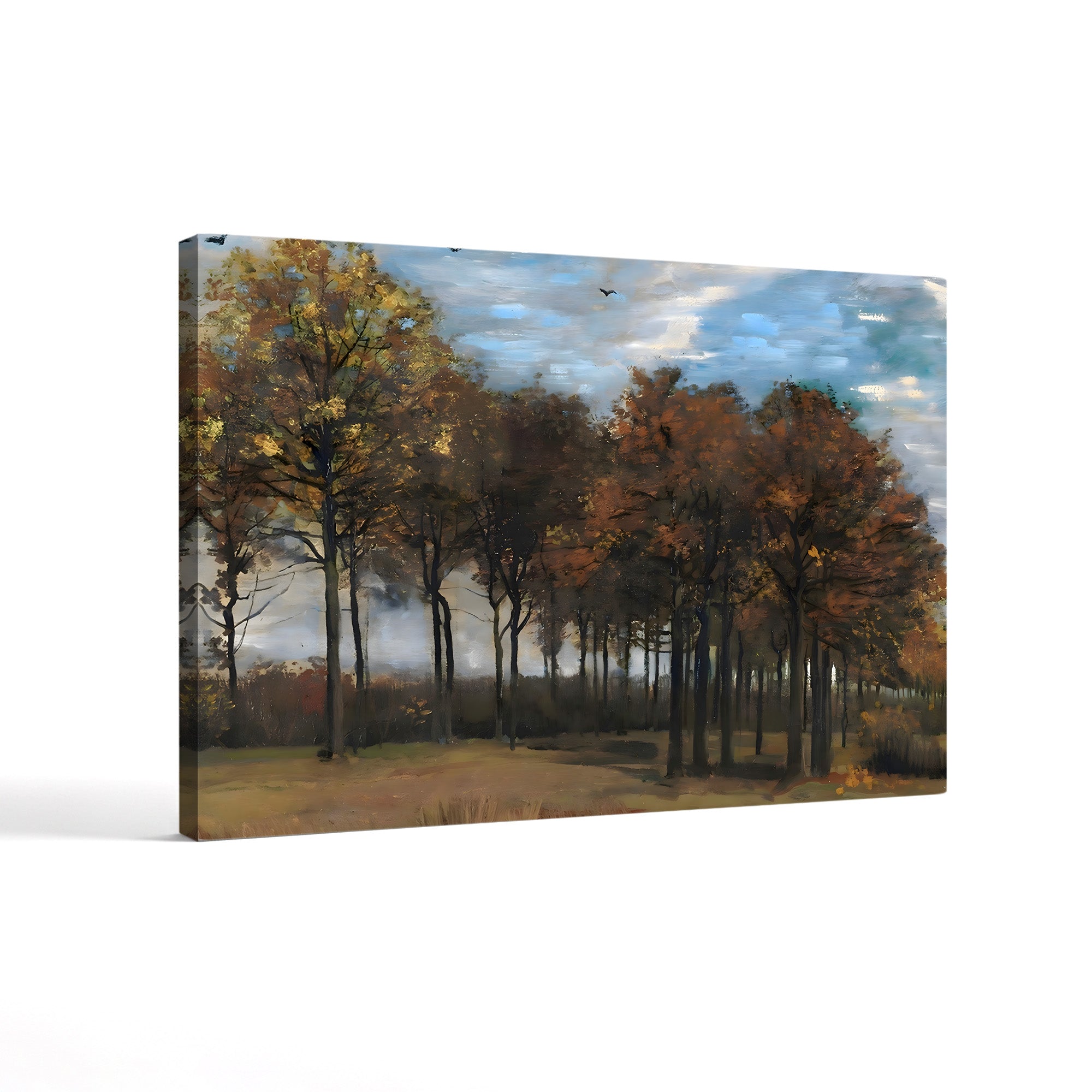 Autumn Landscape, c.1885 – Vincent van Gogh Wall Art | Early Dutch Landscape Canvas Print