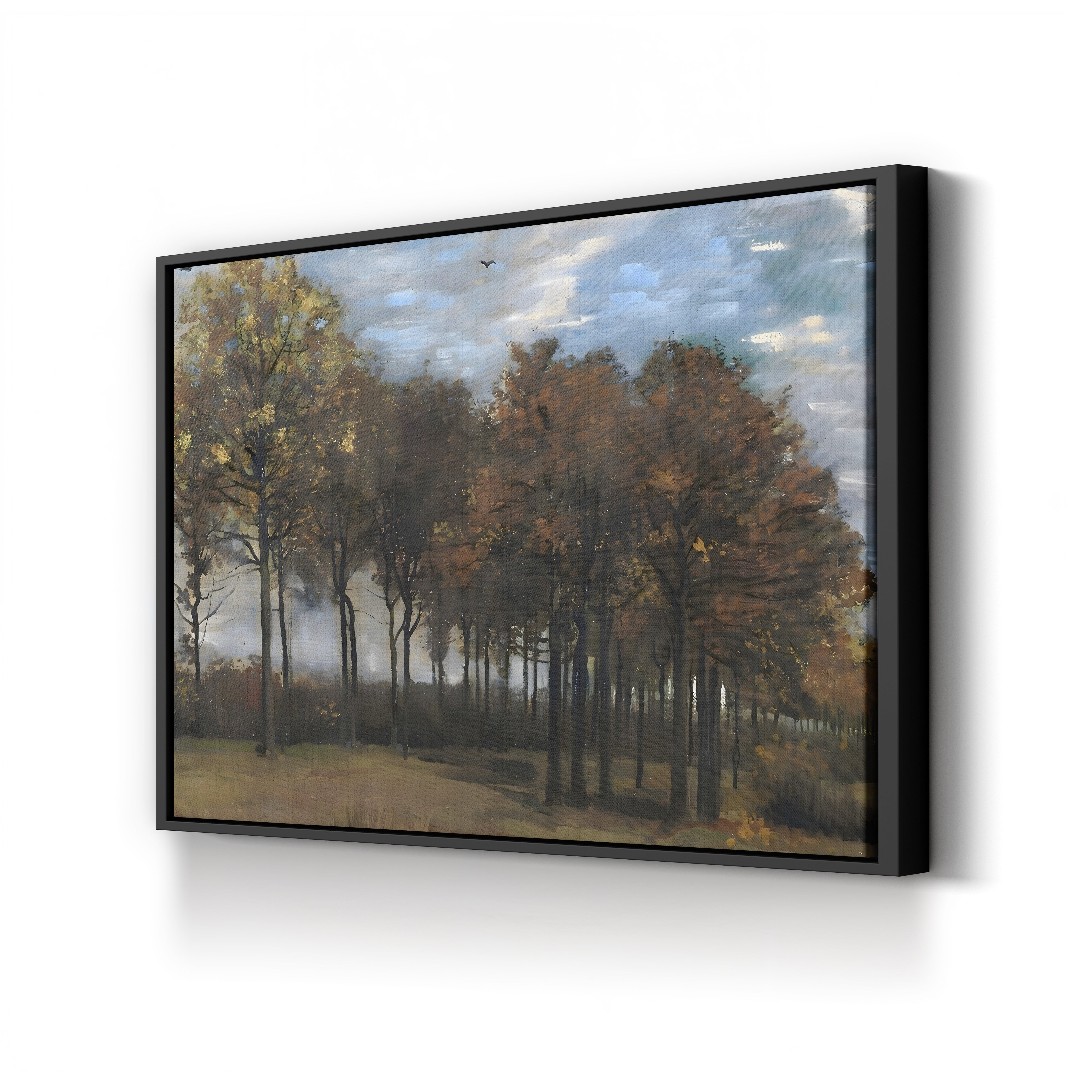 Autumn Landscape, c.1885 – Vincent van Gogh Wall Art | Early Dutch Landscape Canvas Print