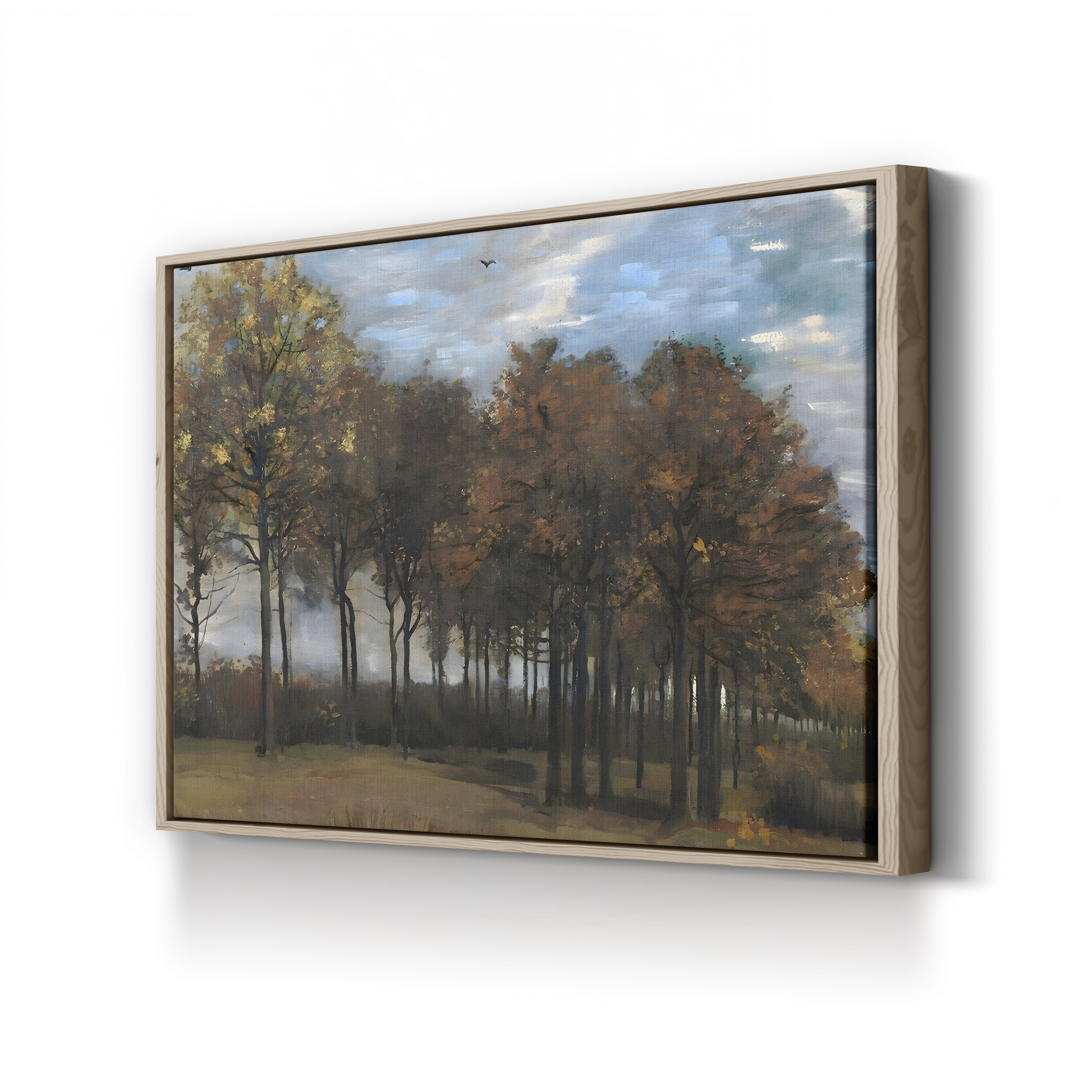Autumn Landscape, c.1885 – Vincent van Gogh Wall Art | Early Dutch Landscape Canvas Print