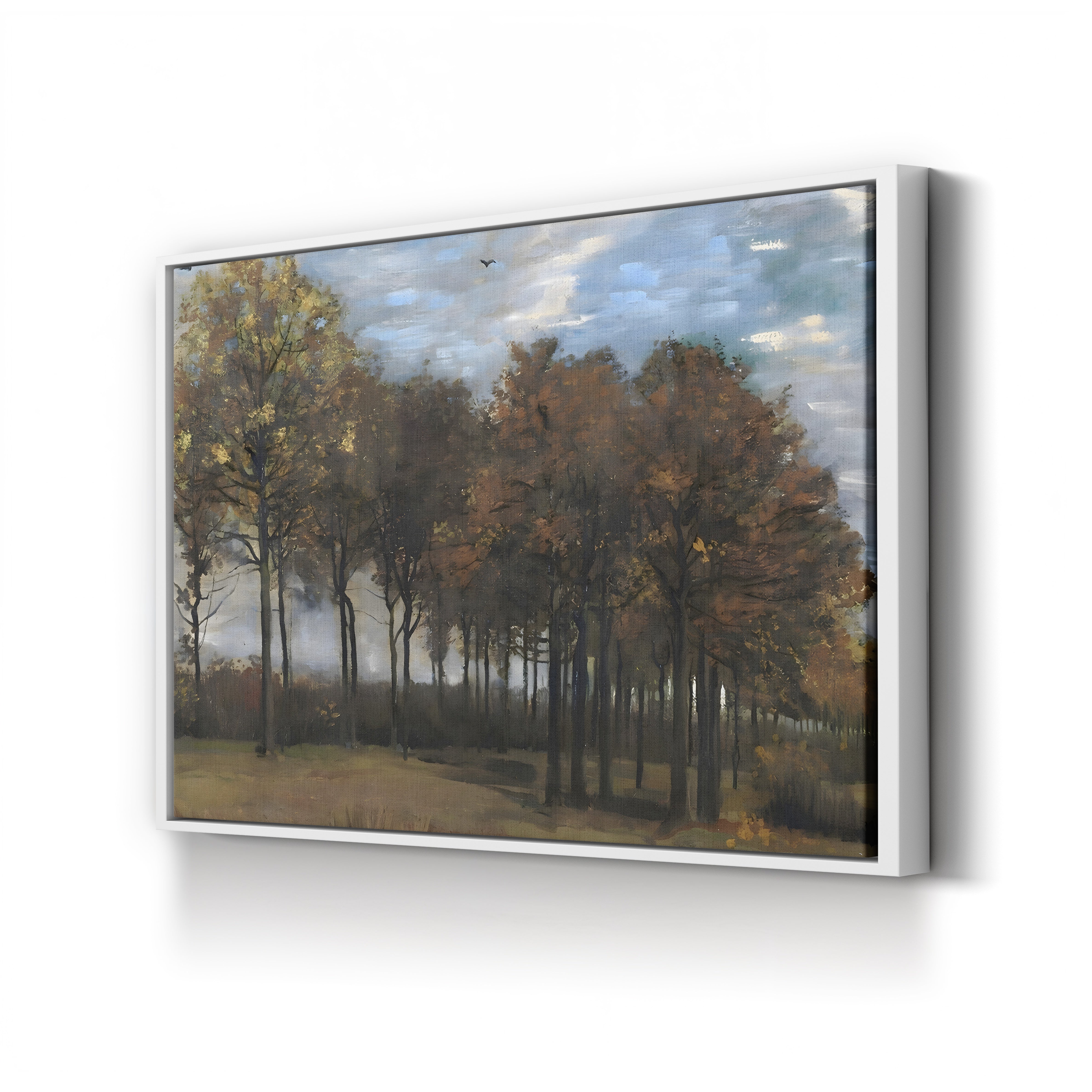 Autumn Landscape, c.1885 – Vincent van Gogh Wall Art | Early Dutch Landscape Canvas Print