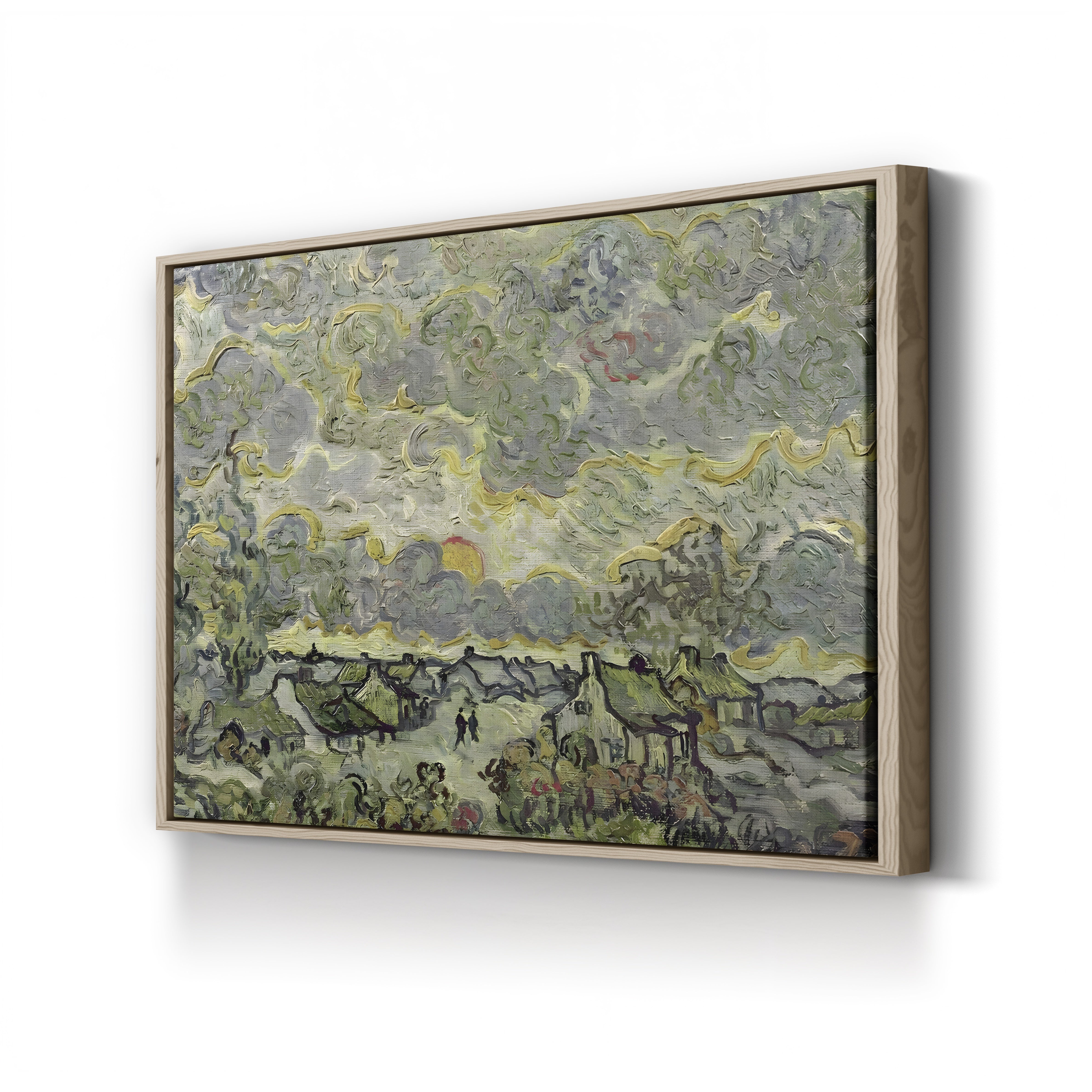 Autumn Landscape, 1890 – Vincent van Gogh Wall Art | Post-Impressionist Landscape Canvas Print