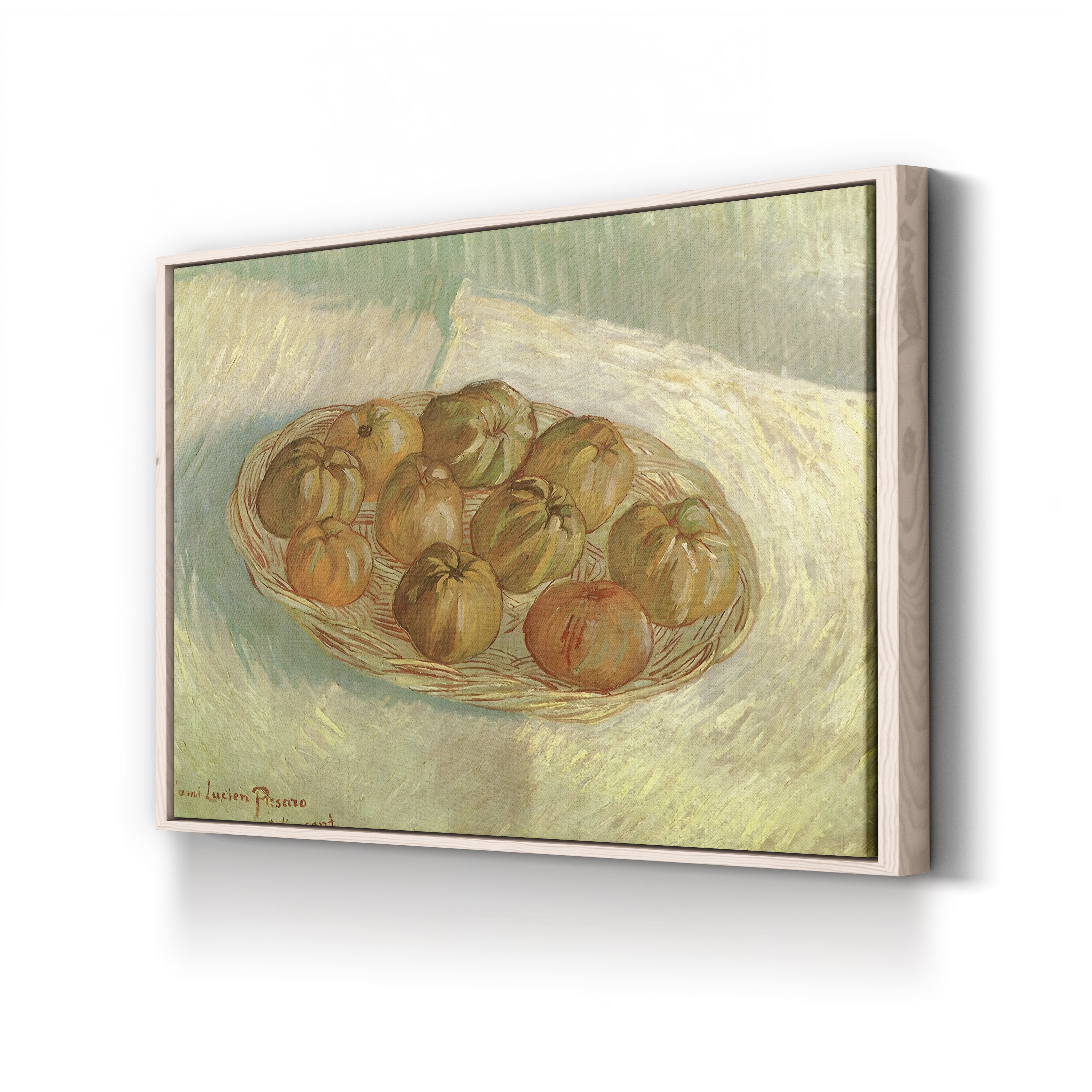 Basket of Apples, 1885 – Vincent van Gogh Wall Art | Early Dutch Still Life Canvas Print