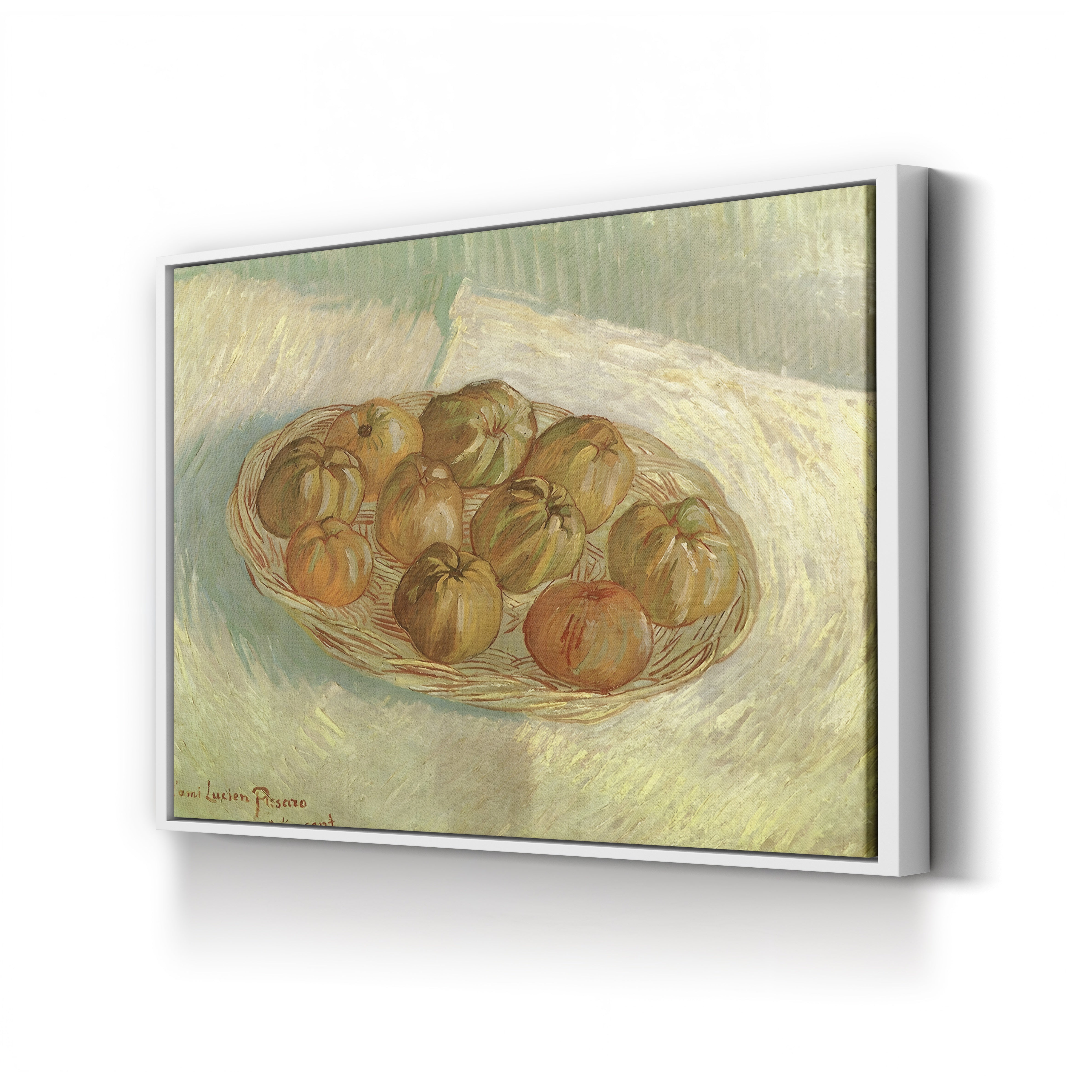 Basket of Apples, 1885 – Vincent van Gogh Wall Art | Early Dutch Still Life Canvas Print