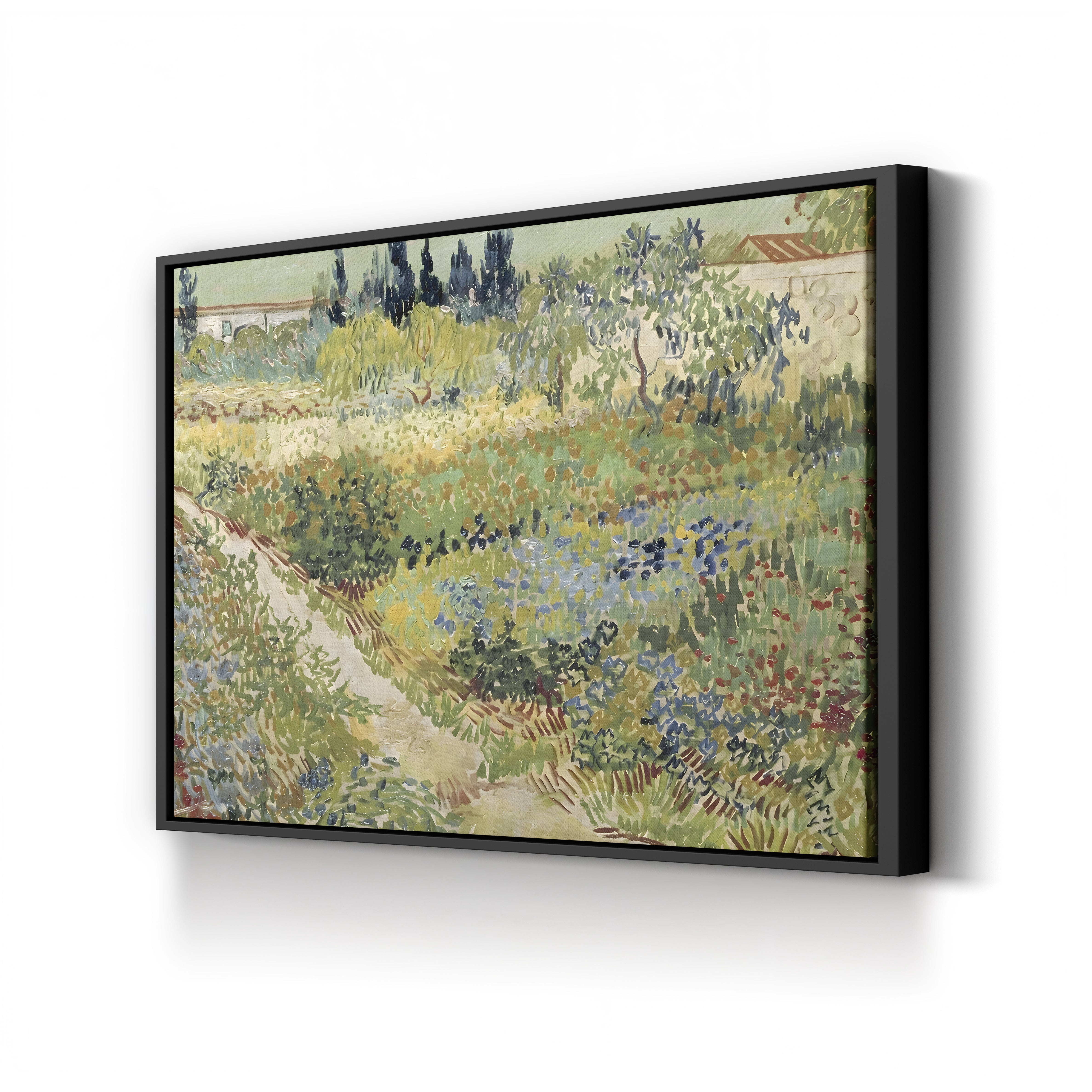 Blühender Garten – Vincent van Gogh Wall Art | Post-Impressionist Garden Canvas Print